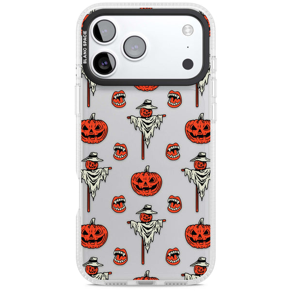 Retro Red Pumpkins & Scarecrows