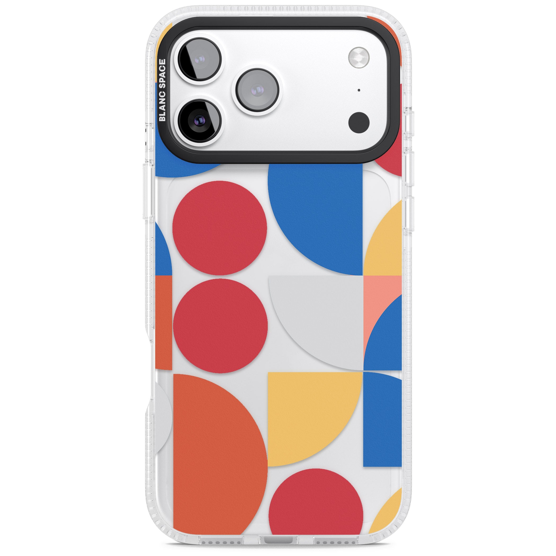 Abstract Colorful Geometric iPhone 17 Pro Impact Air Clear Phone Case