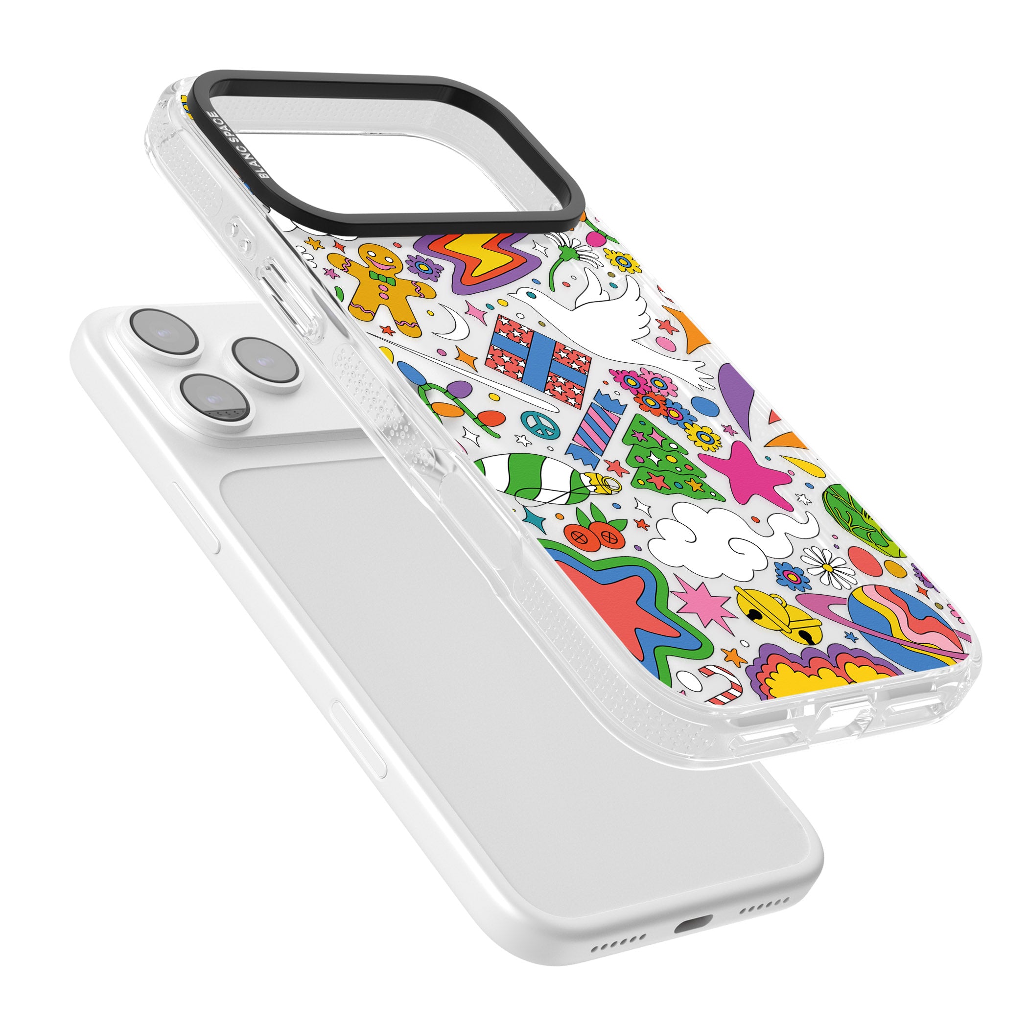 Whimsical Wonderland iPhone 17 Pro Impact Air Clear Phone Case Colours