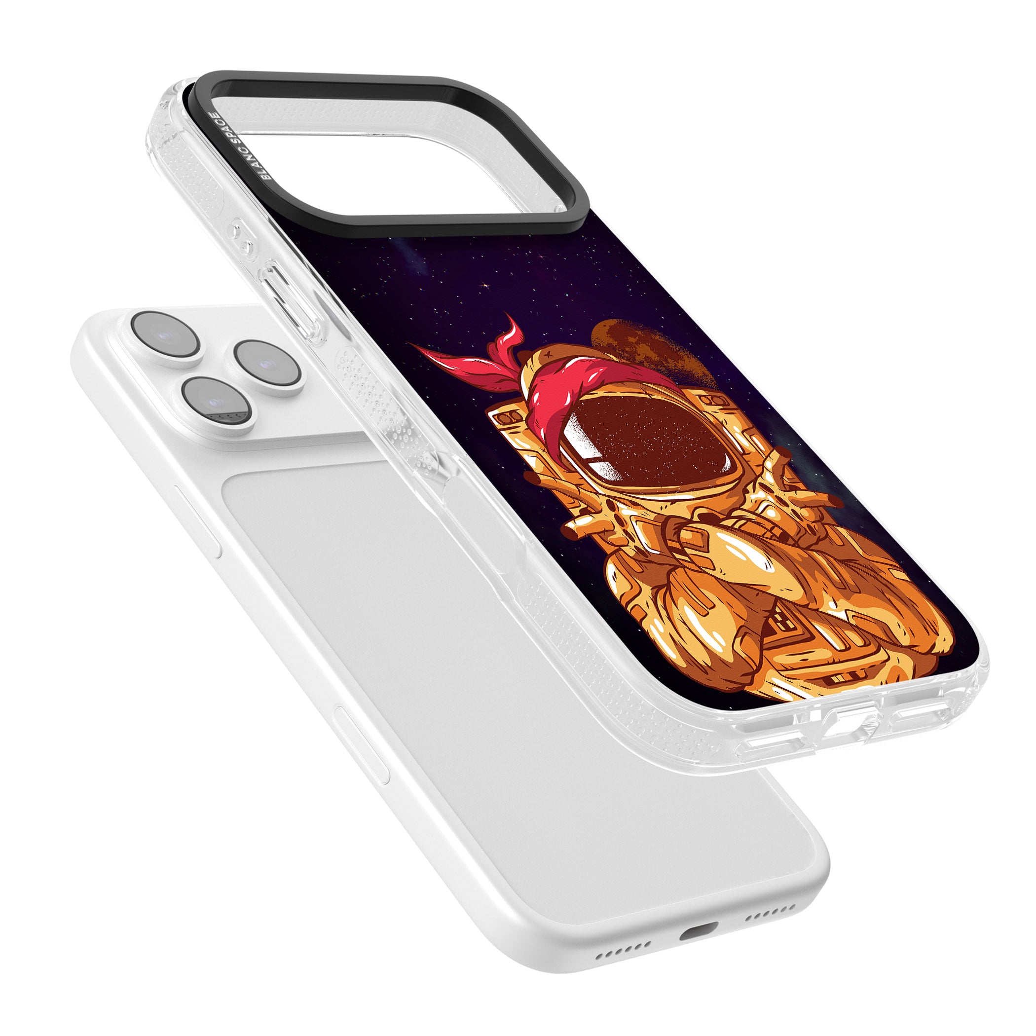 Space Gangster iPhone 17 Pro Max Impact Air Clear Phone Case Colours