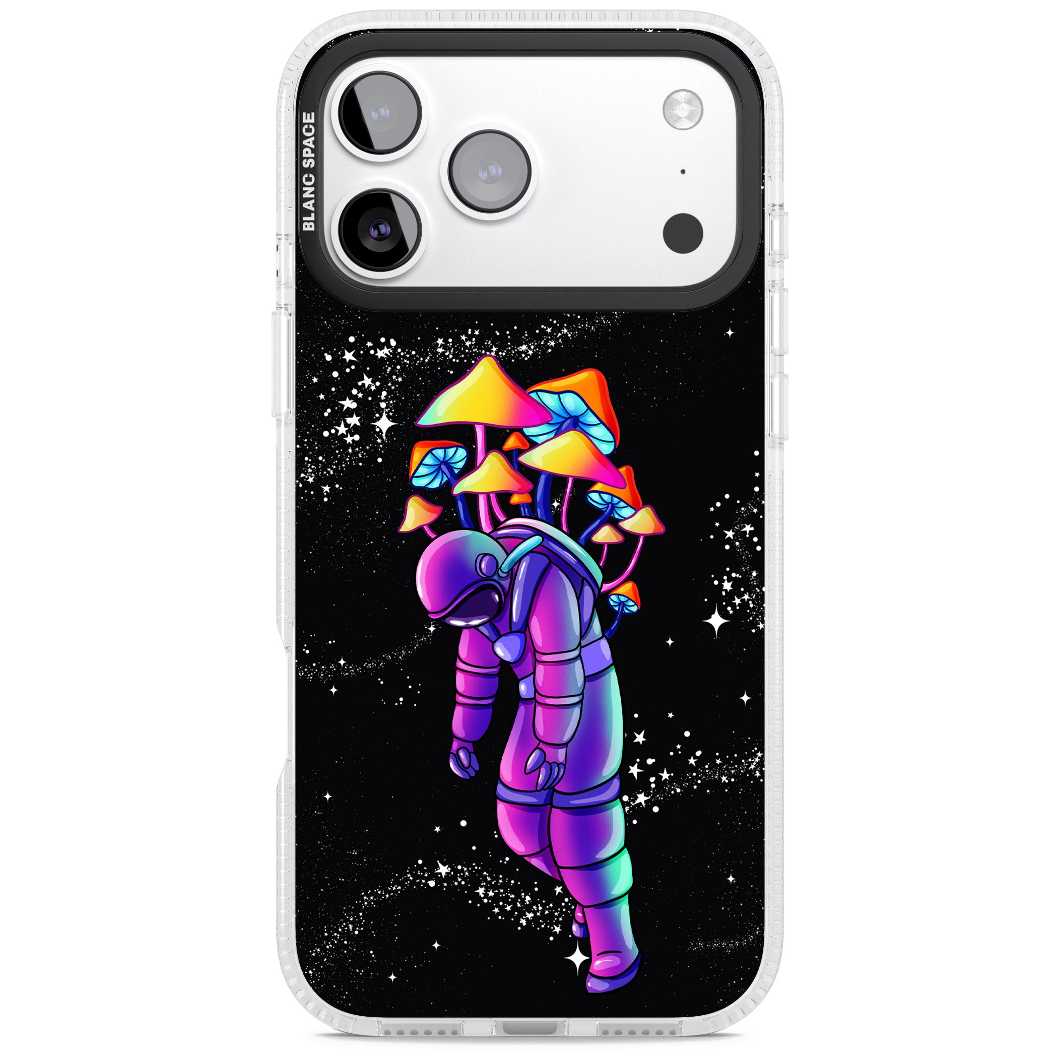 Space Mutation iPhone 17 Pro Impact Air Clear Phone Case