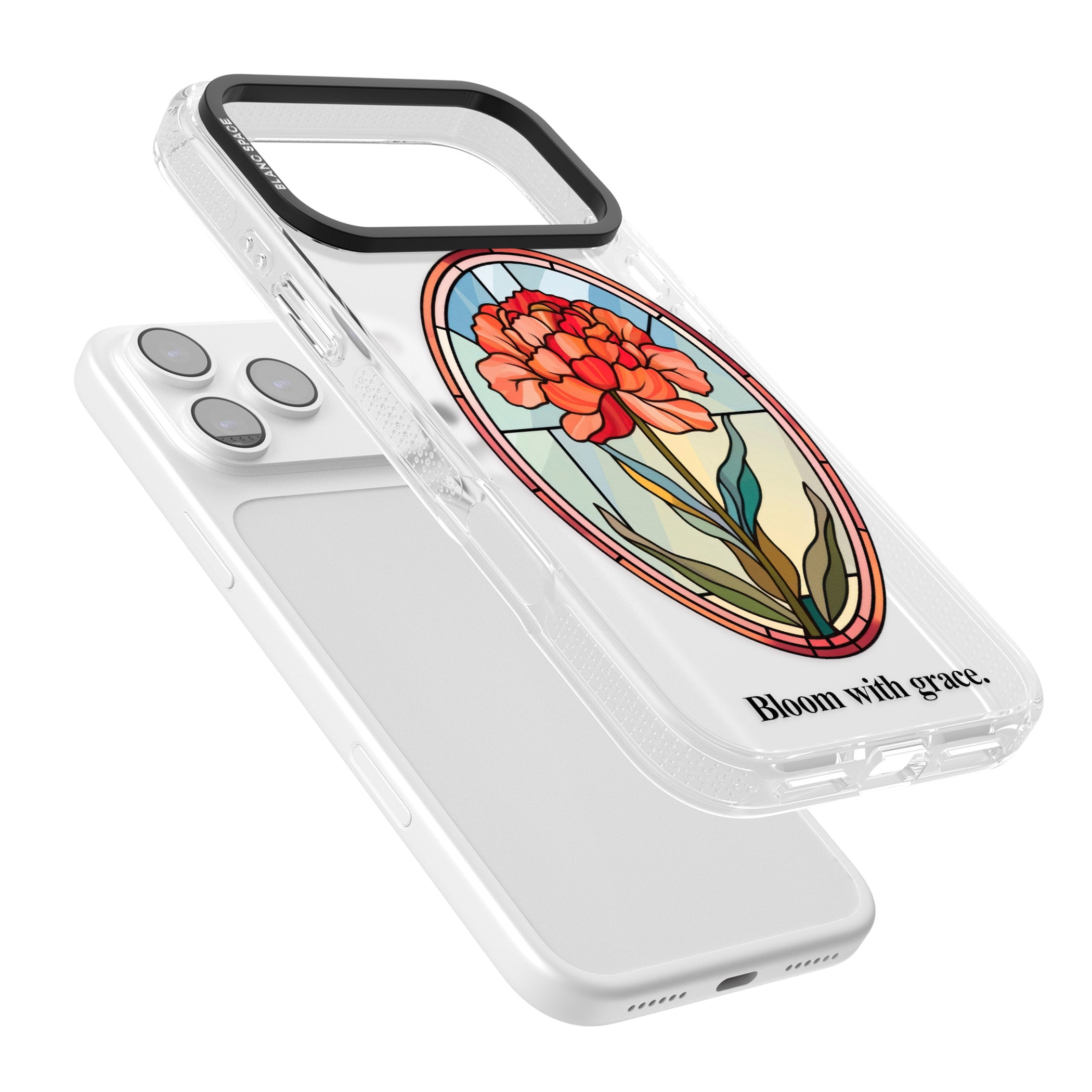 Bloom With Grace iPhone 17 Pro Max Impact Air Clear Phone Case Colours