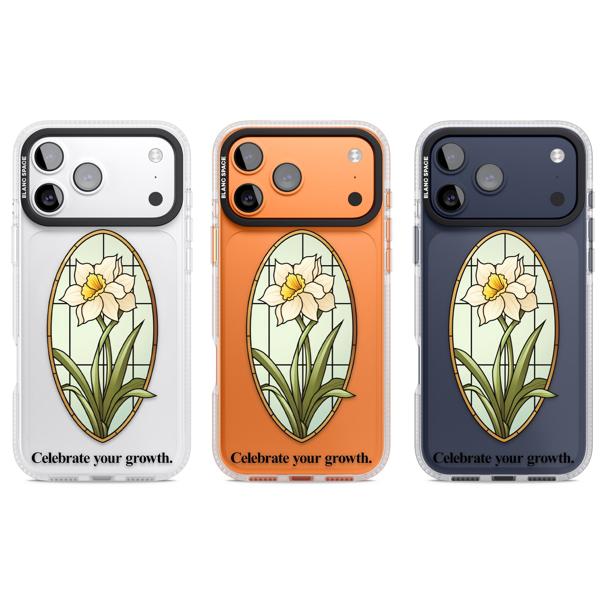 Celebrate Your Growth iPhone 17 Pro Impact Air Clear Phone Case APT Impact Protection