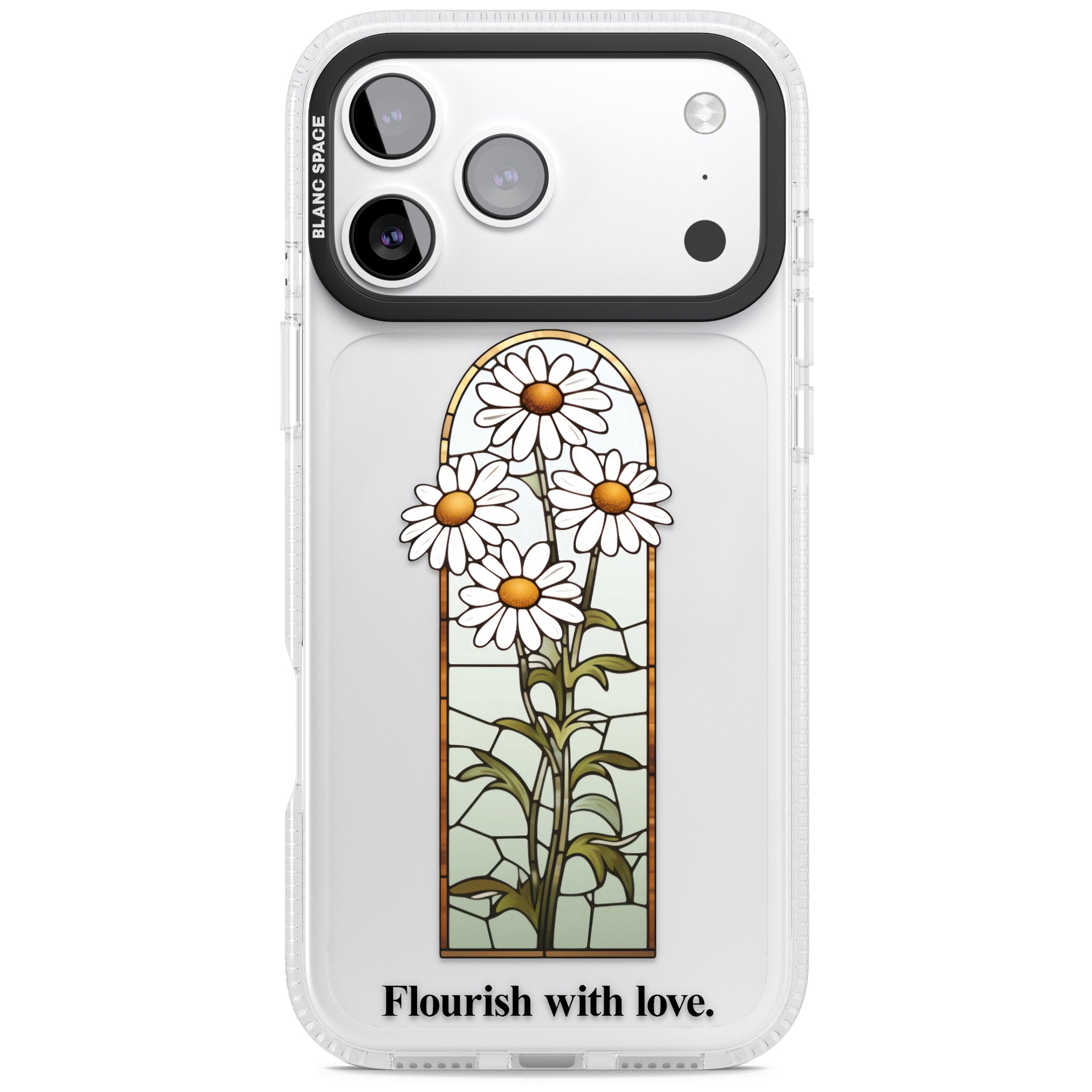 Flourish With Love iPhone 17 Pro Max Impact Air Clear Phone Case
