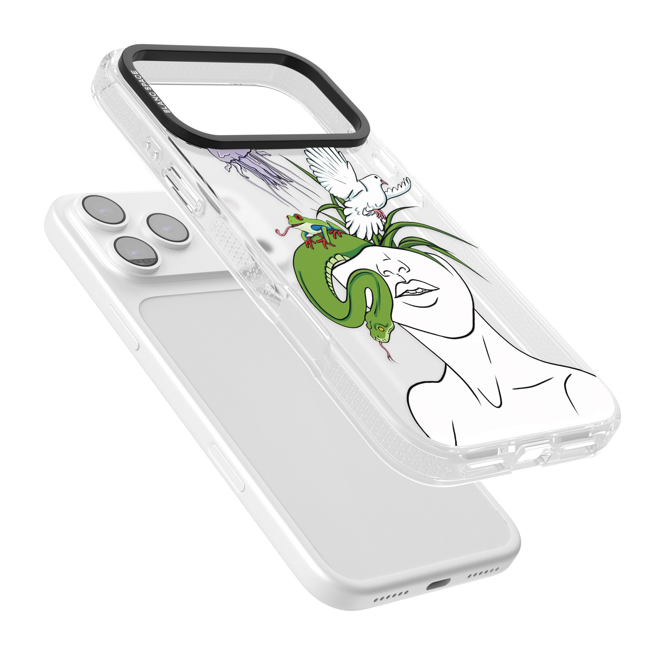 Wild Thoughts iPhone 17 Pro Max Impact Air Clear Phone Case Colours