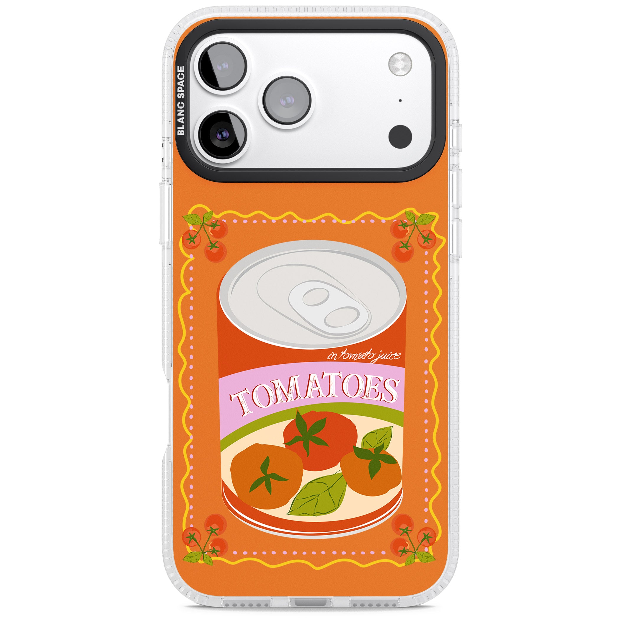 Tomato Soup Can iPhone 17 Pro Max Impact Air Clear Phone Case