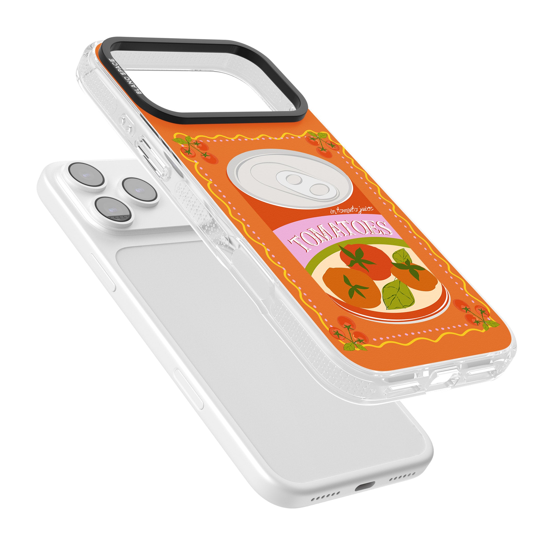 Tomato Soup Can iPhone 17 Pro Max Impact Air Clear Phone Case Colours