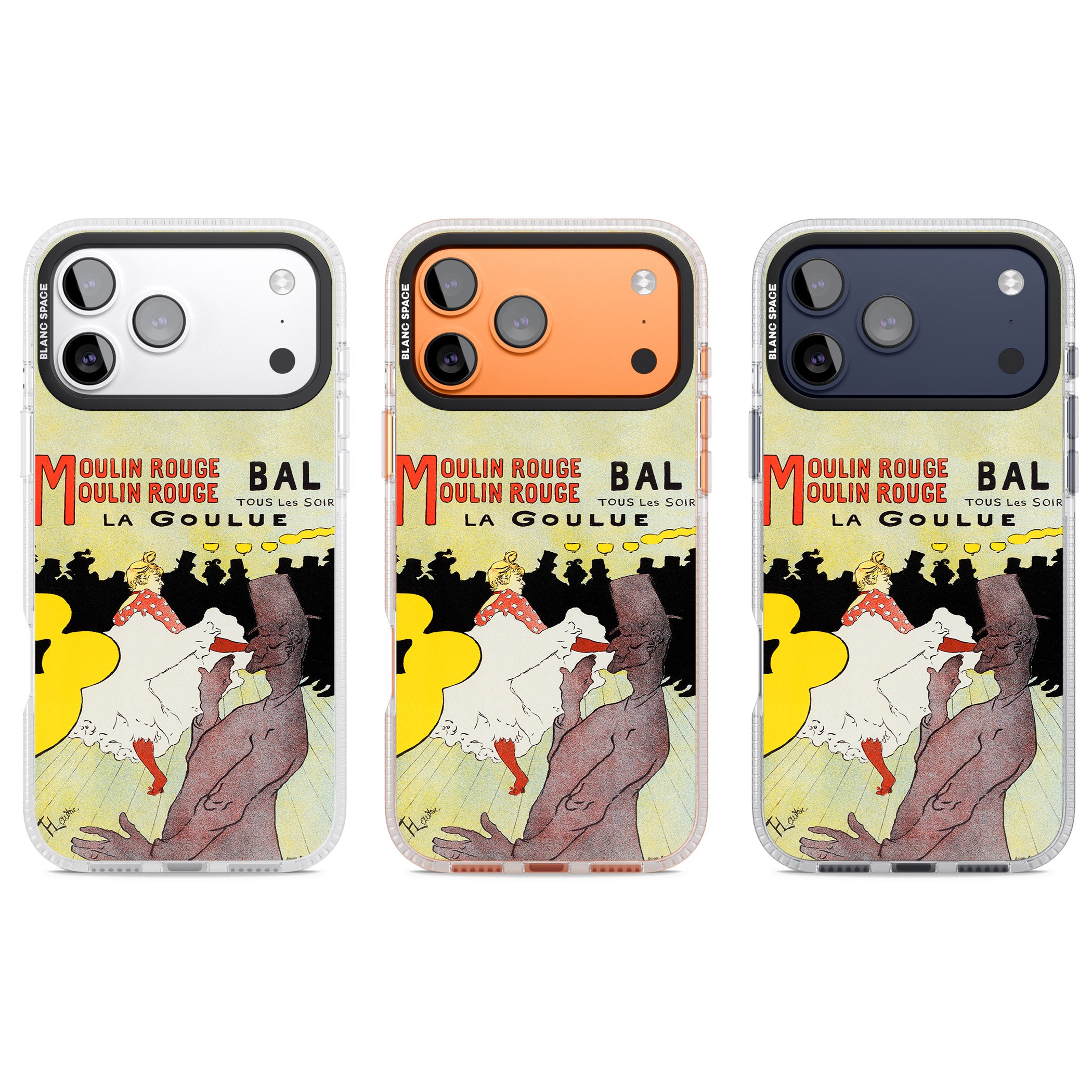 Moulin Rouge Poster iPhone 17 Pro Impact Air Clear Phone Case APT Impact Protection