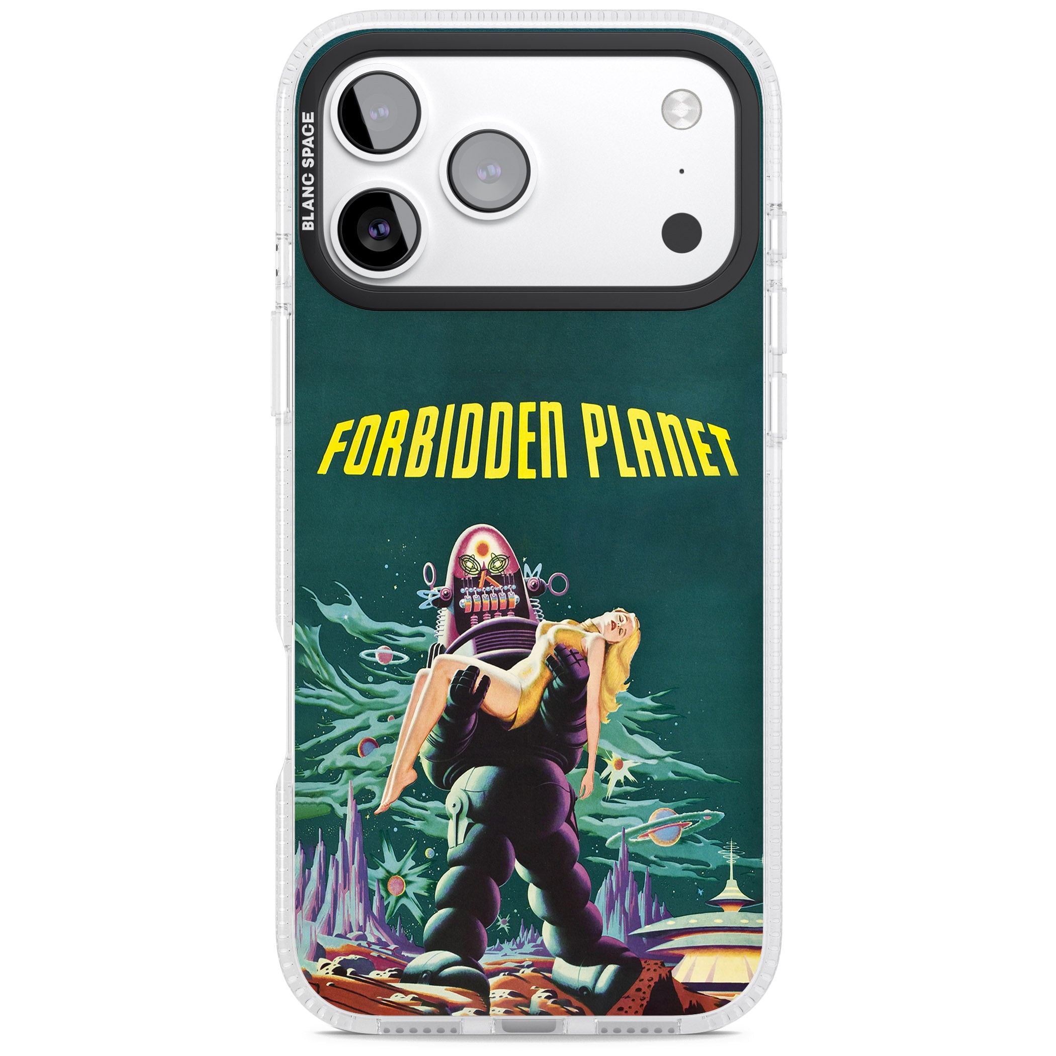 Forbidden Planet Poster iPhone 17 Pro Impact Air Clear Phone Case