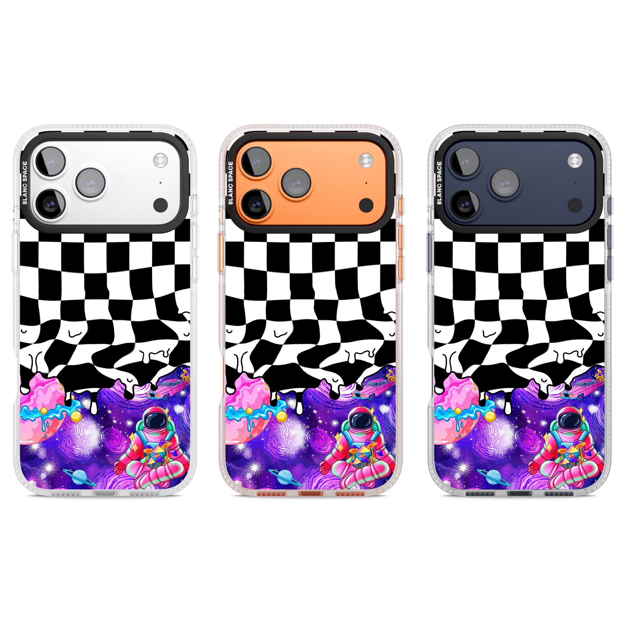 Washed Out iPhone 17 Pro Impact Air Clear Phone Case APT Impact Protection