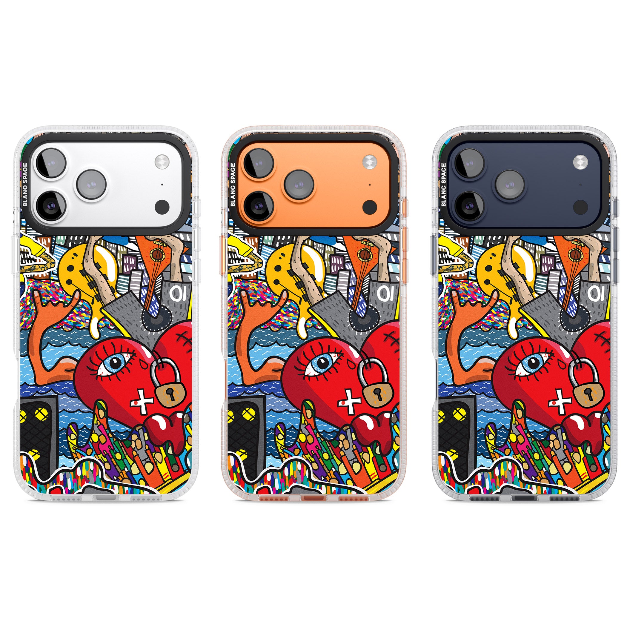 Crowd Tsunami iPhone 17 Pro Impact Air Clear Phone Case APT Impact Protection