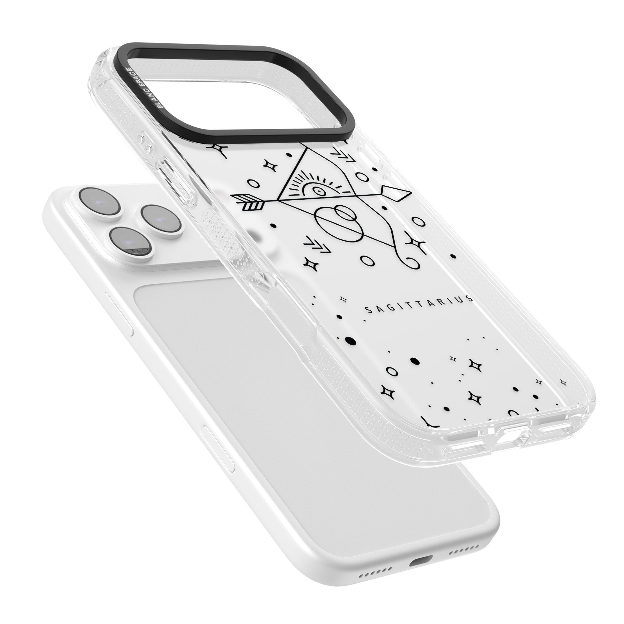 Sagittarius Arcane iPhone 17 Pro Impact Air Clear Phone Case Colours