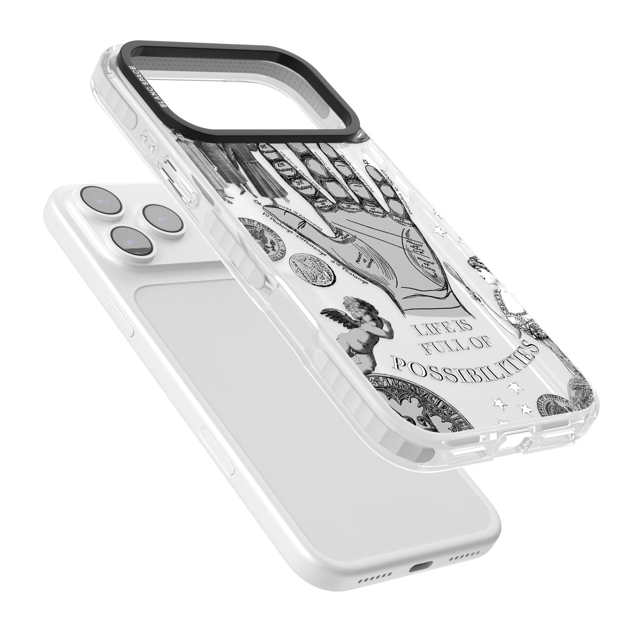 Life Is Full Of Possibilities iPhone 17 Pro Impact Clear Phone Case Colours