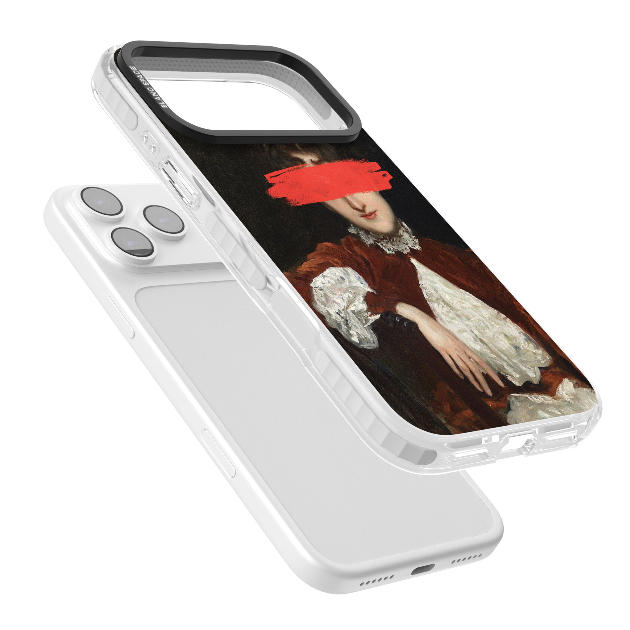 Paint Stroke iPhone 17 Pro Impact Clear Phone Case Colours