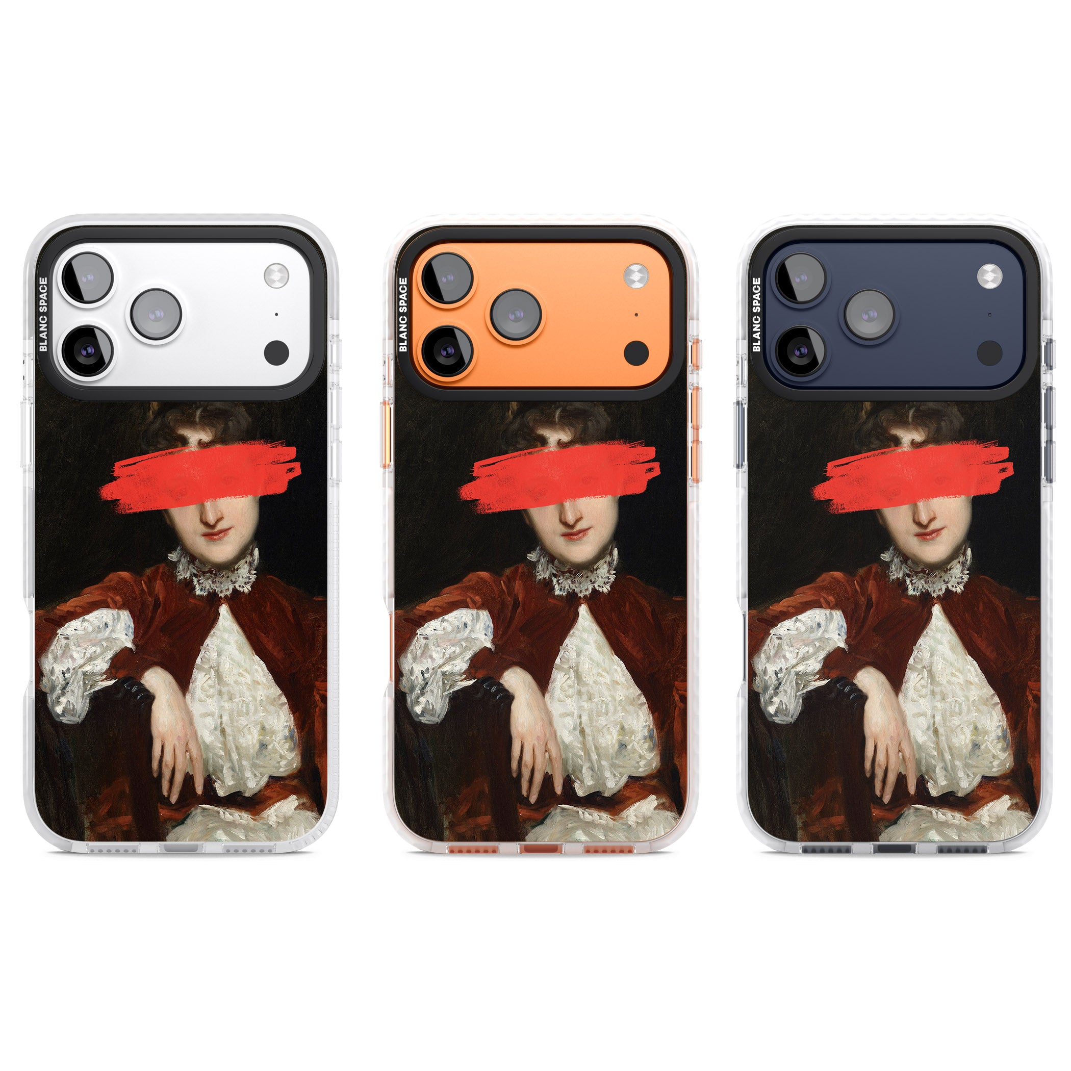 Paint Stroke iPhone 17 Pro Impact Clear Phone Case APT Impact Protection