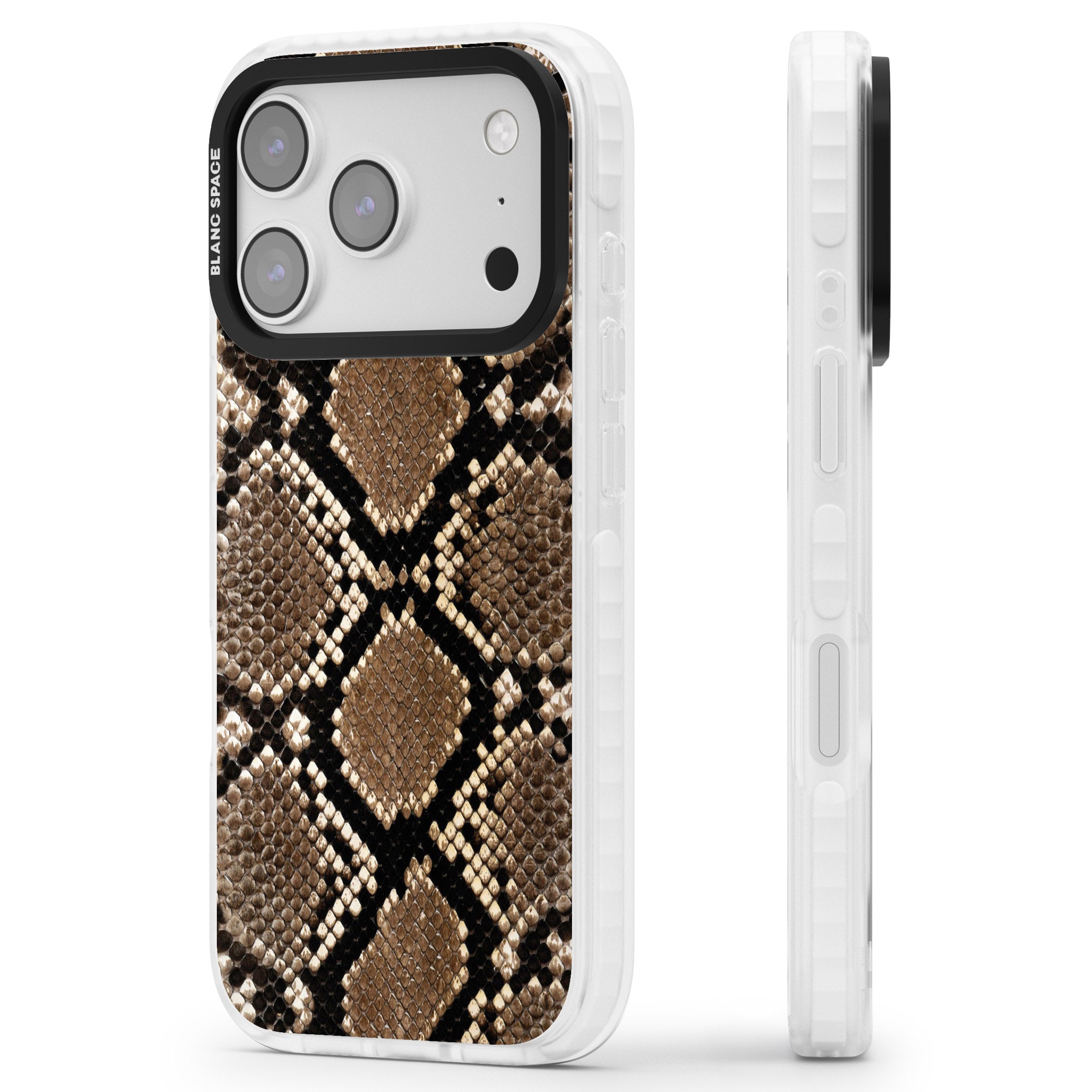 Snakeskin iPhone 17 Pro Impact Clear Phone Case Side Profile