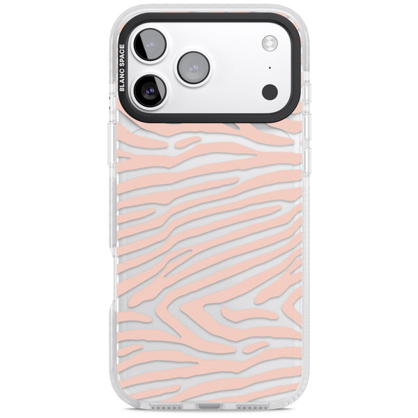 Horizontal Zebra Stripes Transparent Animal Print