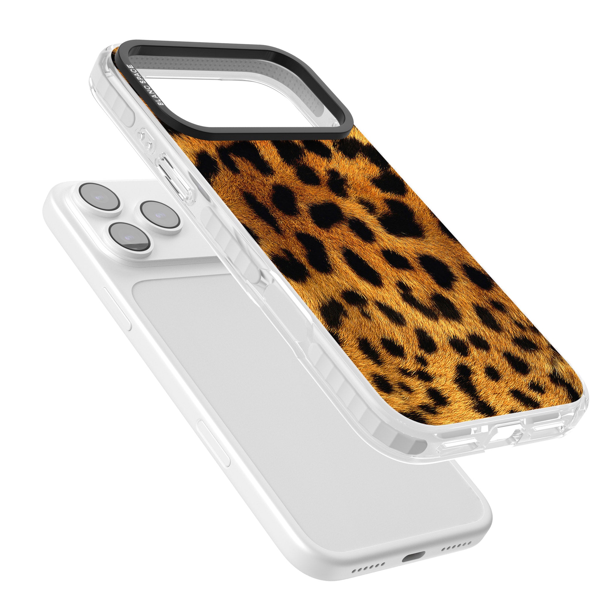 Leopard Print iPhone 17 Pro Max Impact Clear Phone Case Colours