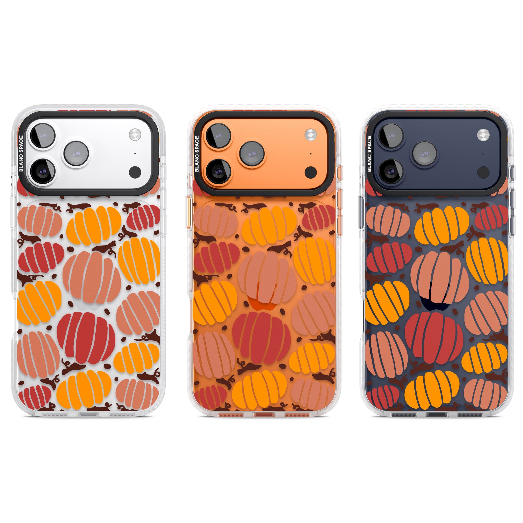 Autumn Pumpkin Patch iPhone 17 Pro Impact Clear Phone Case APT Impact Protection