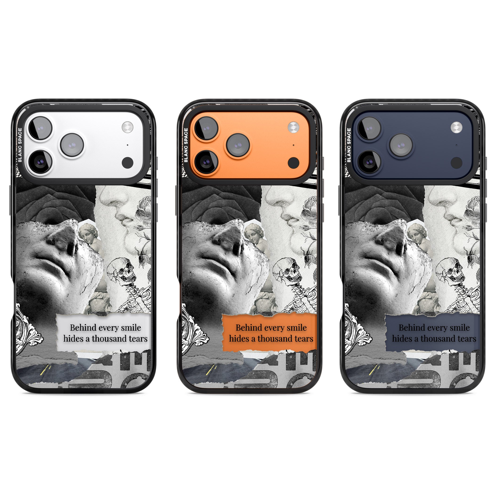 Behind Every Smile iPhone 17 Pro Impact Black Phone Case APT Impact Protection
