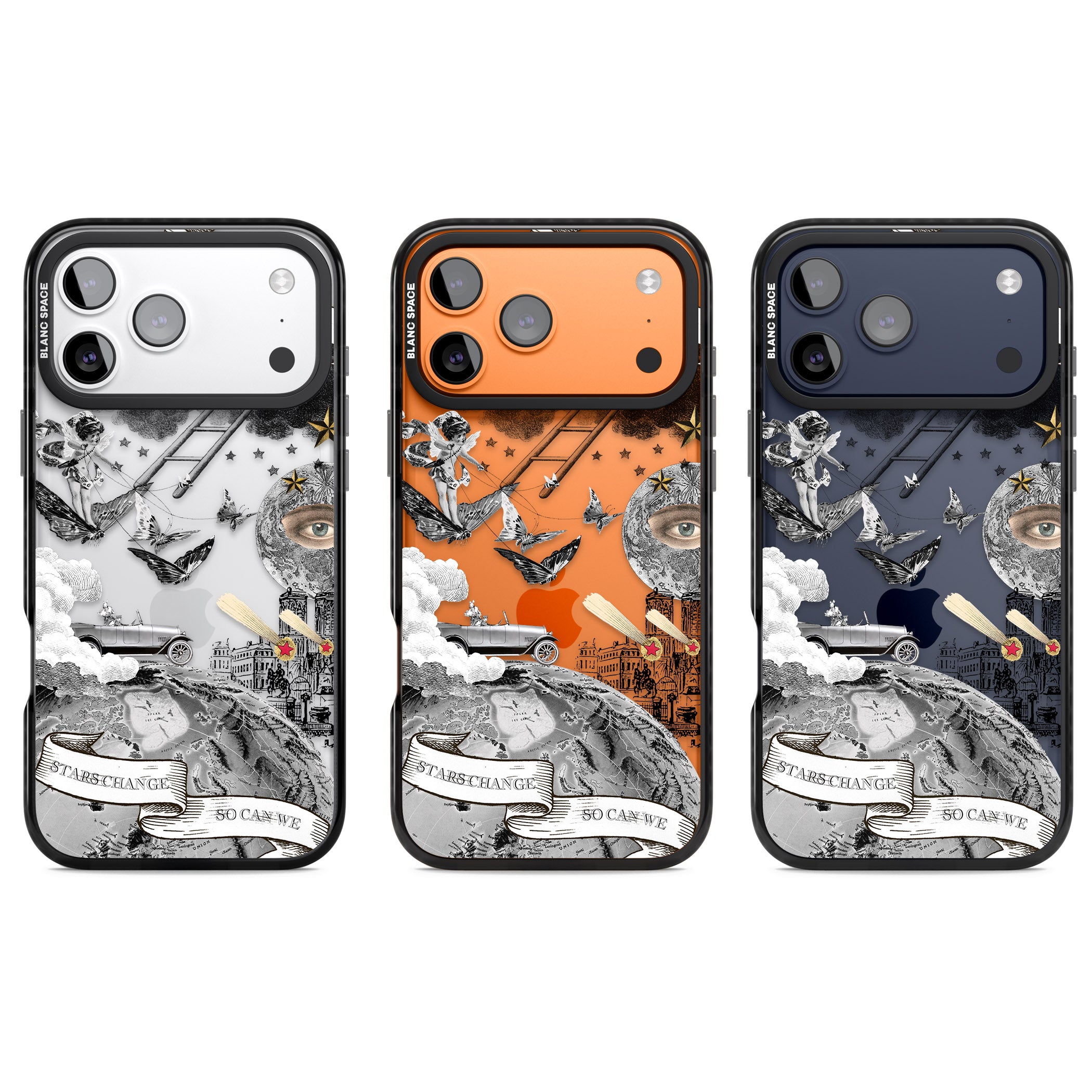 Stars Change So Can We iPhone 17 Pro Impact Black Phone Case APT Impact Protection