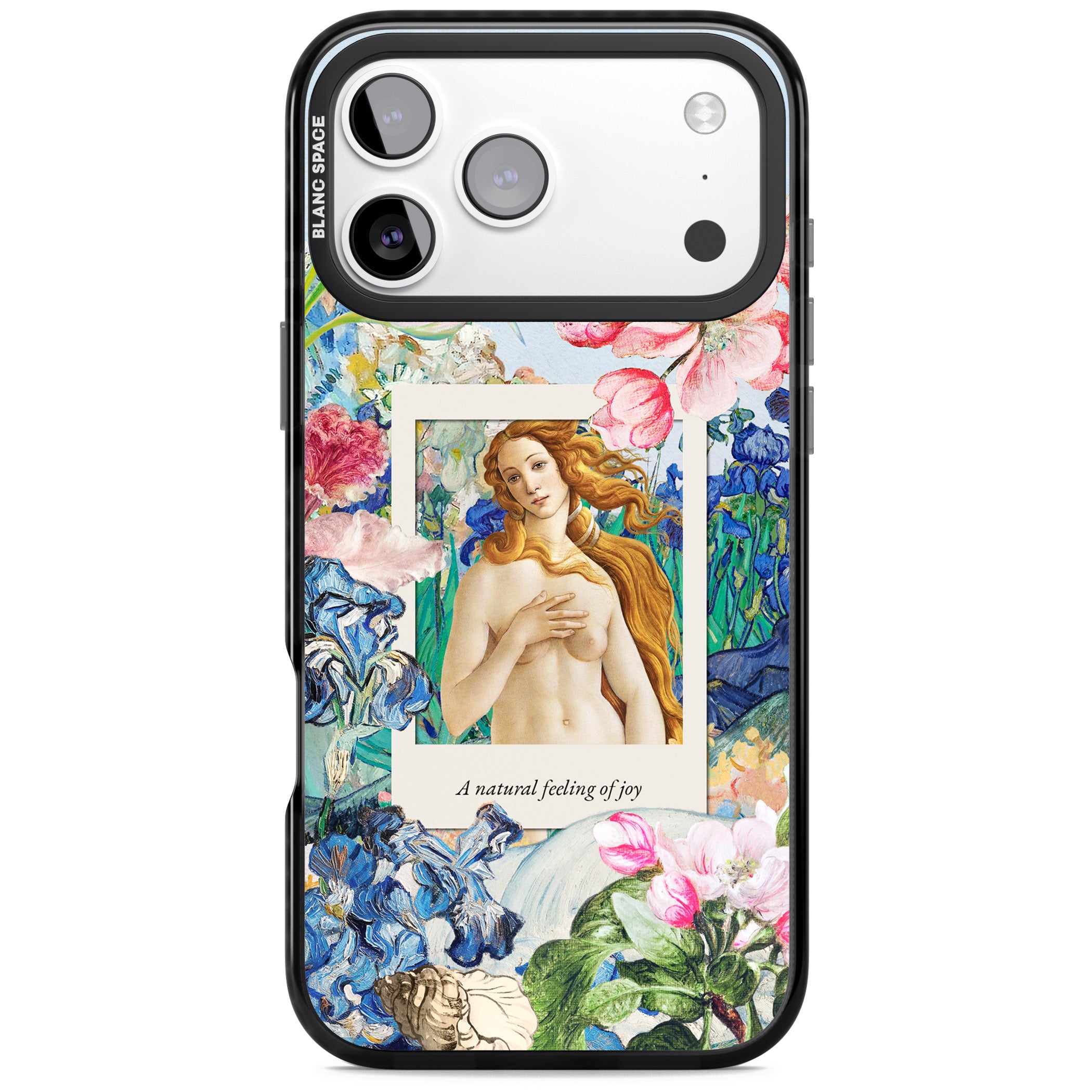 Botticelli Venus iPhone 17 Pro Impact Black Phone Case