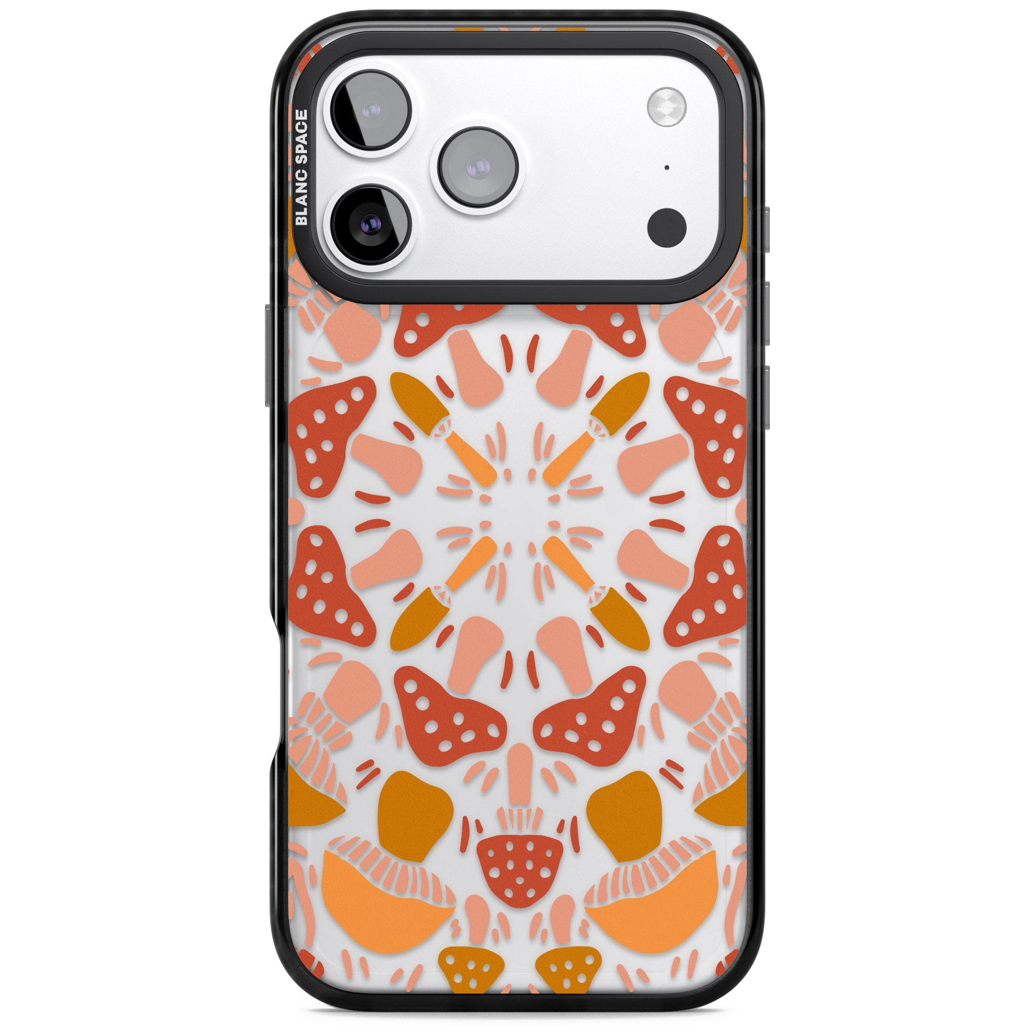Mushroom Medley iPhone 17 Pro Max Impact Black Phone Case