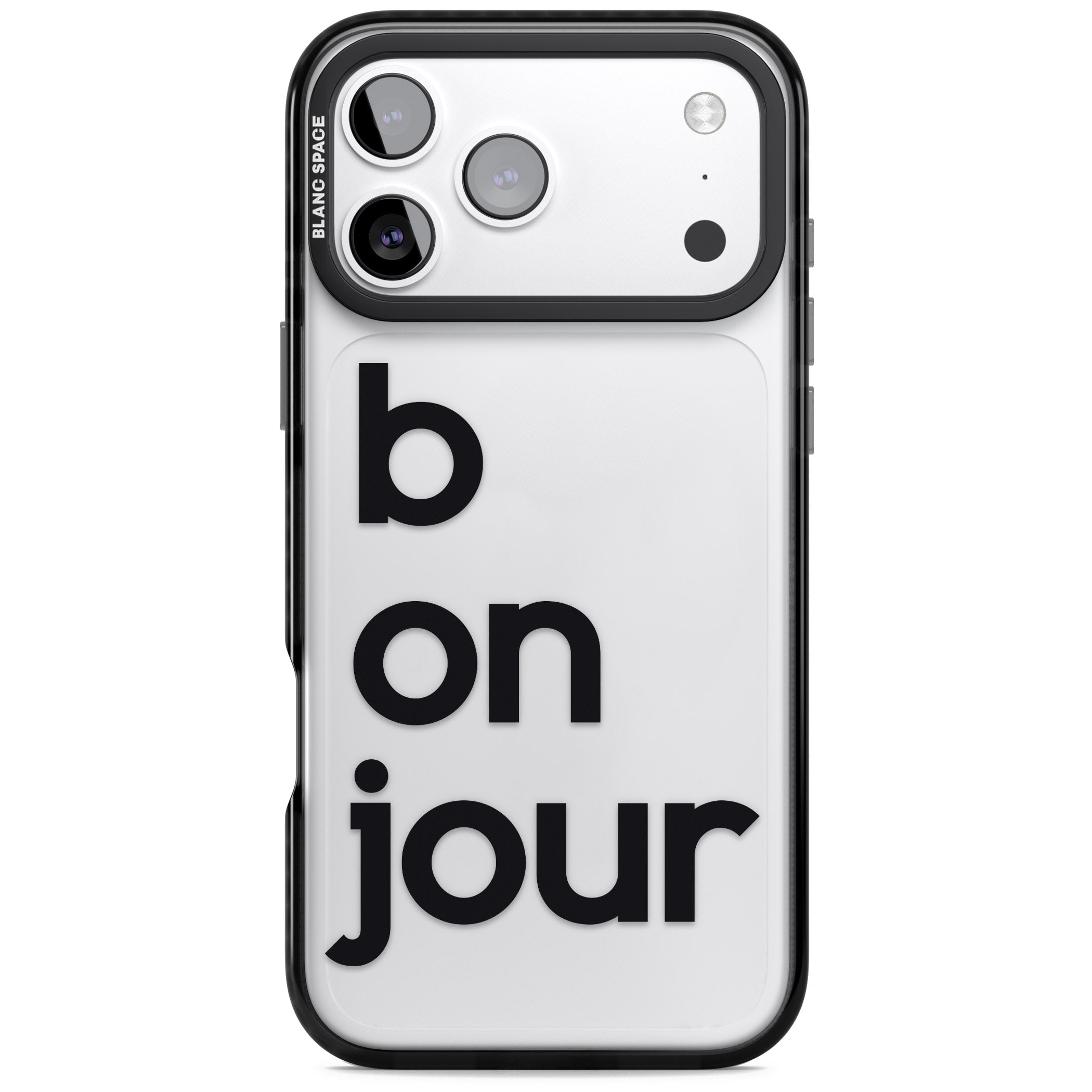 Bonjour iPhone 17 Pro Impact Black Phone Case