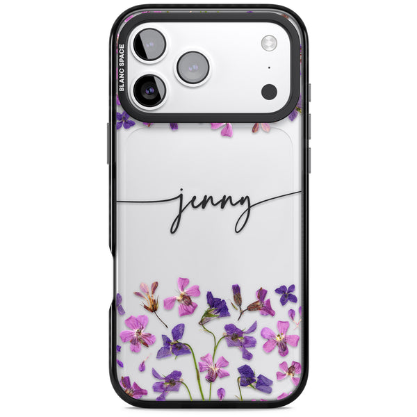 Personalised Purple Wildflowers