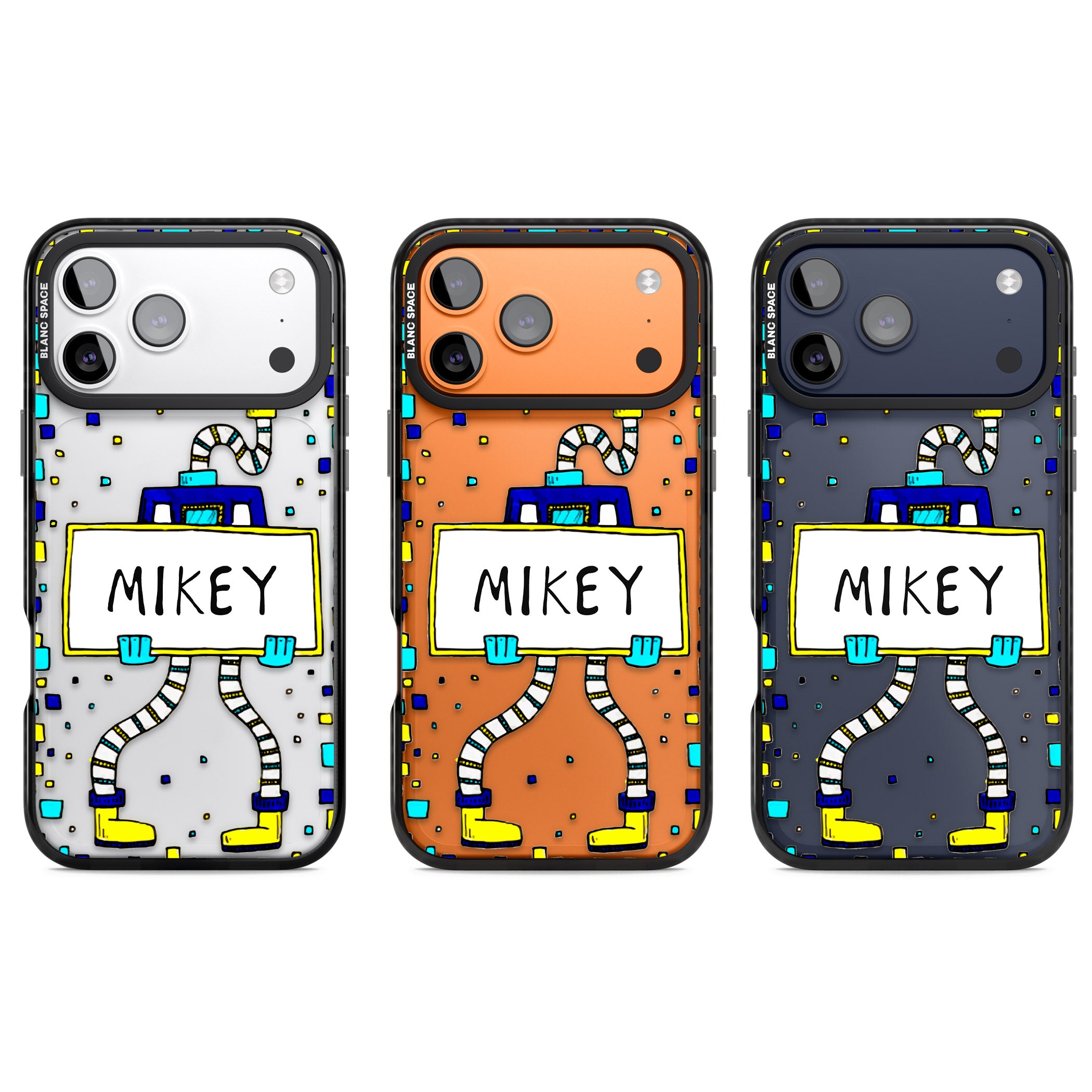 Personalised Tubes Guy iPhone 17 Pro Impact Black Phone Case APT Impact Protection