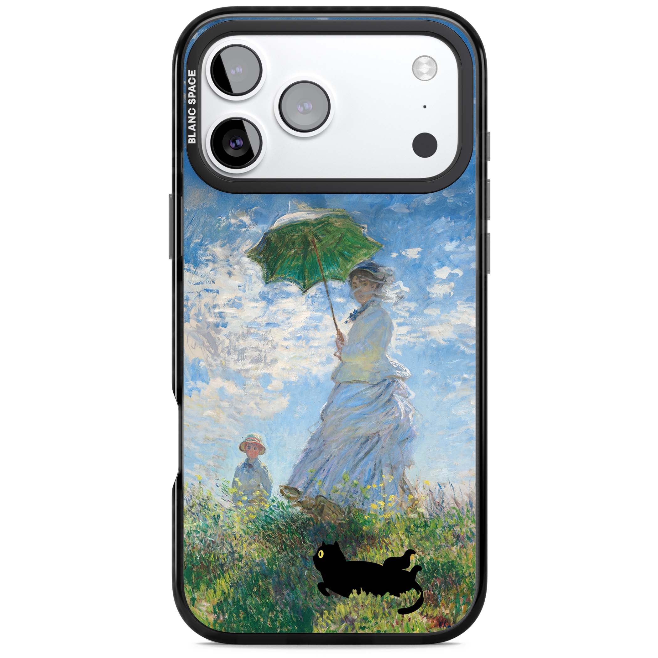 Cat with Monet's Parasol Lady