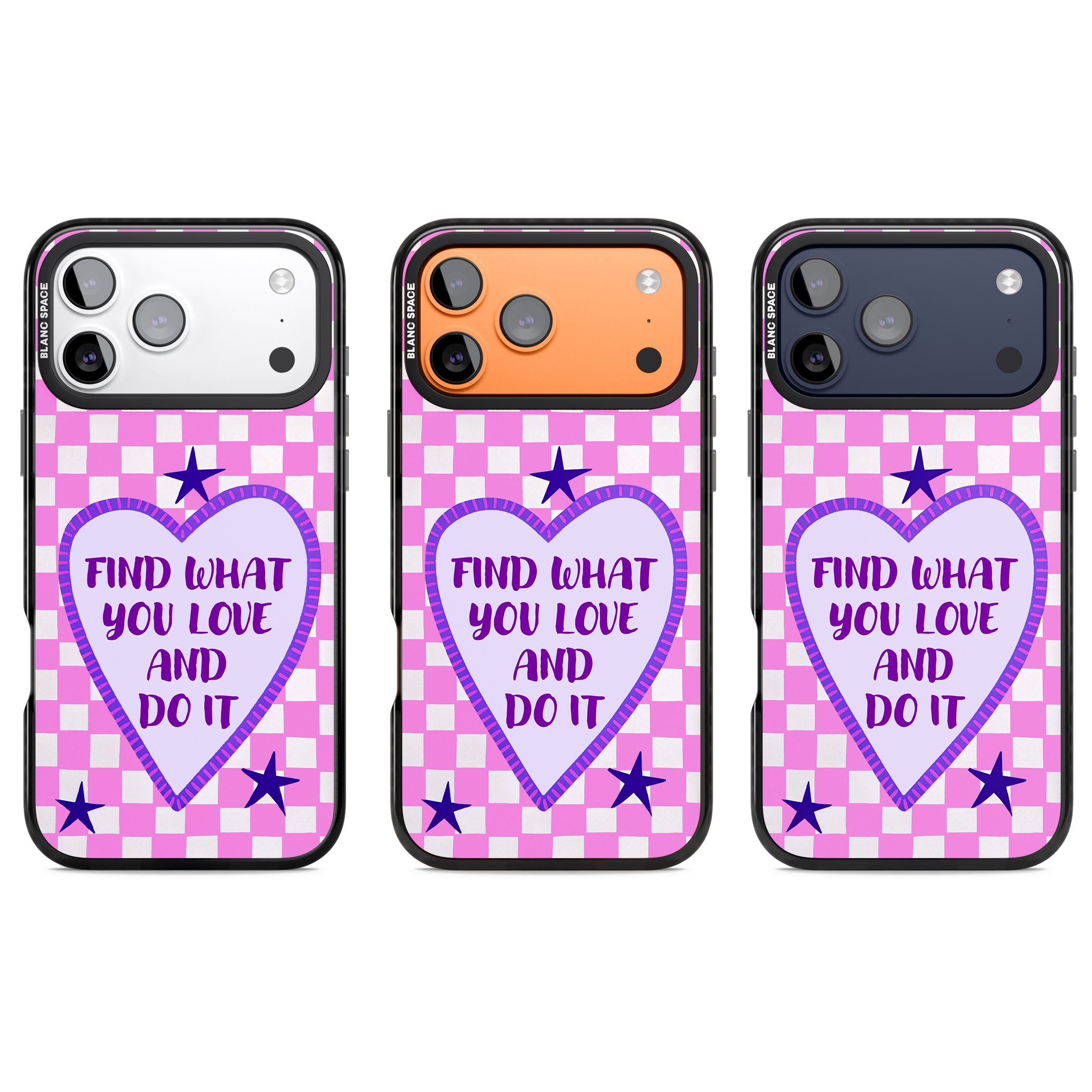 Find What You Love iPhone 17 Pro Impact Black Phone Case APT Impact Protection