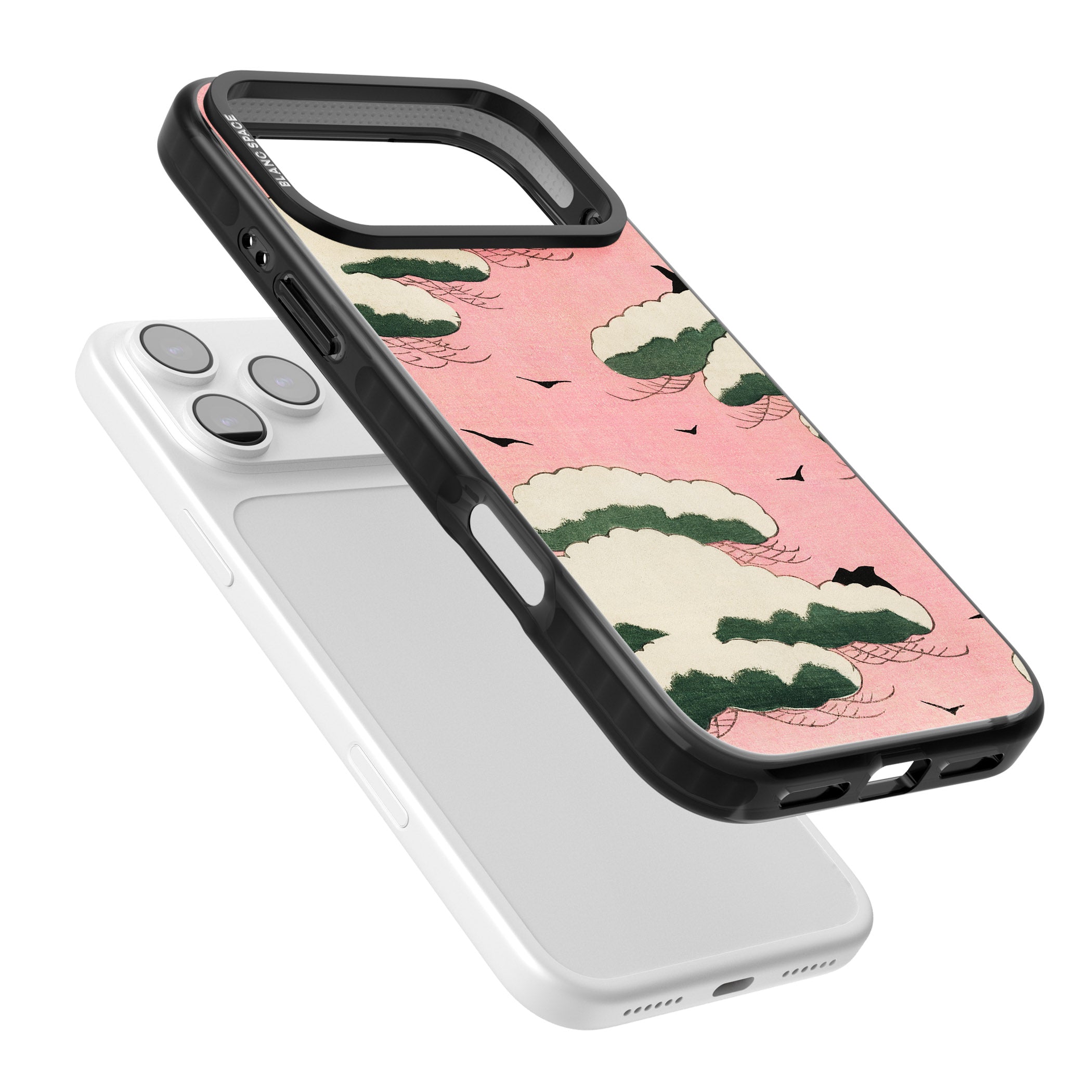 Japanese Pink Sky iPhone 17 Pro Impact Black Phone Case Colours