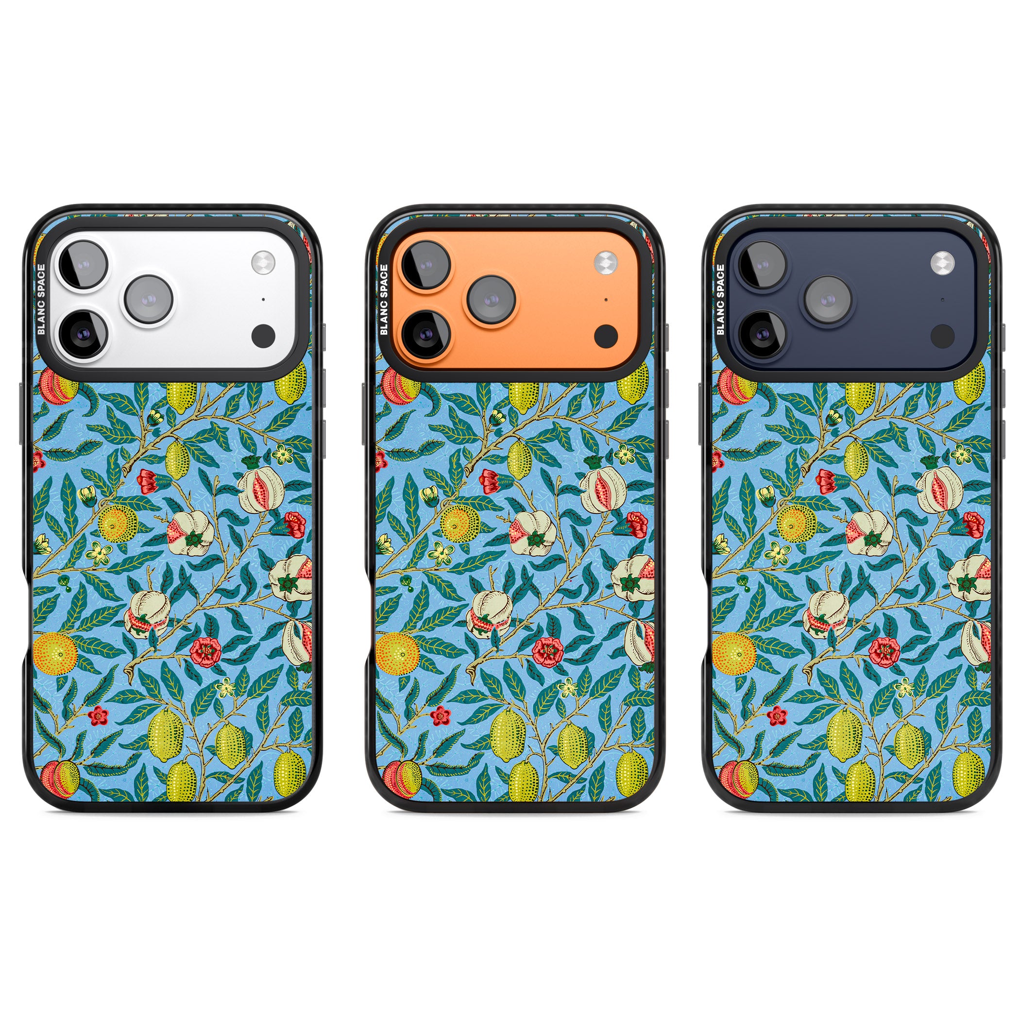 Vintage Fruits iPhone 17 Pro Impact Black Phone Case APT Impact Protection