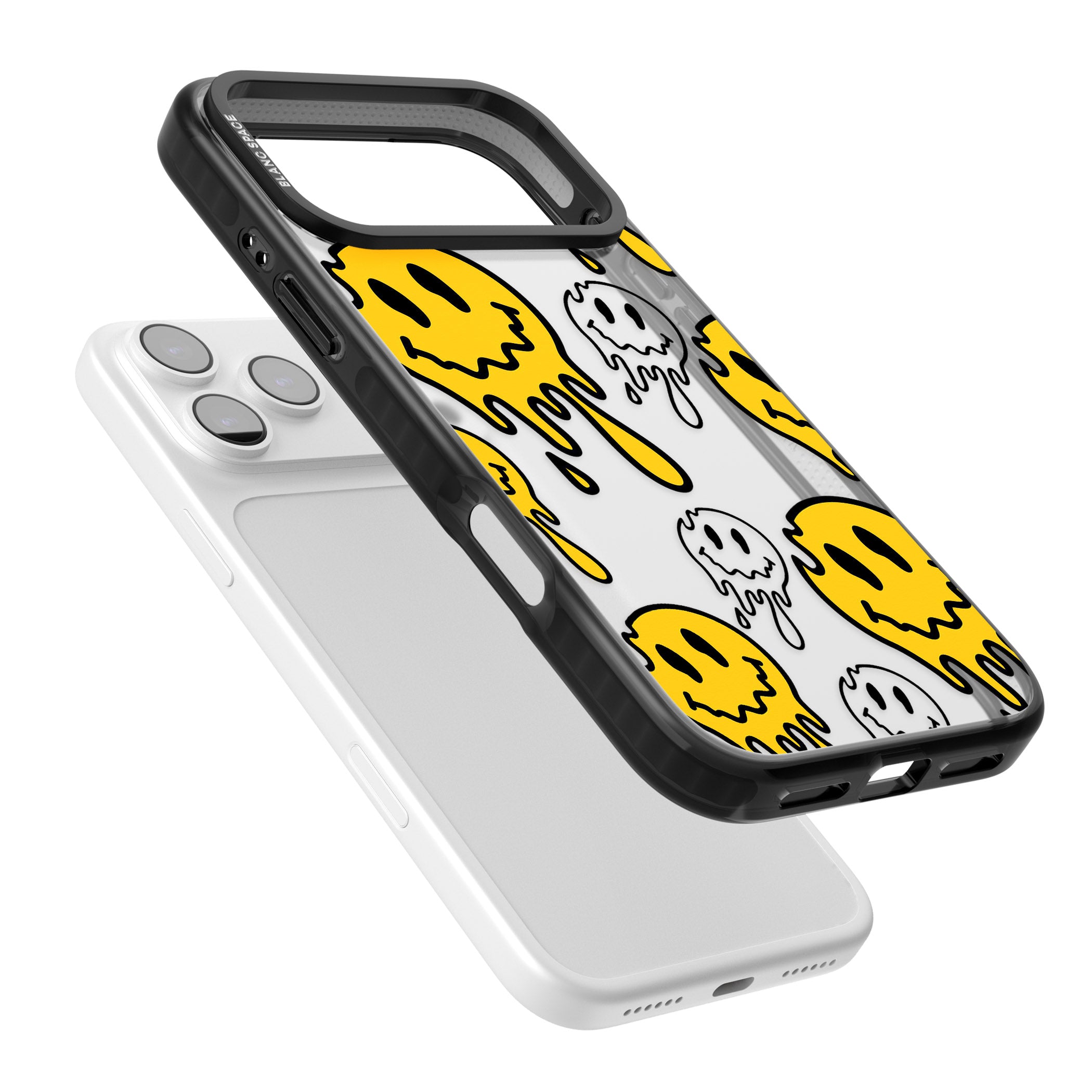 Face Melt iPhone 17 Pro Impact Black Phone Case Colours