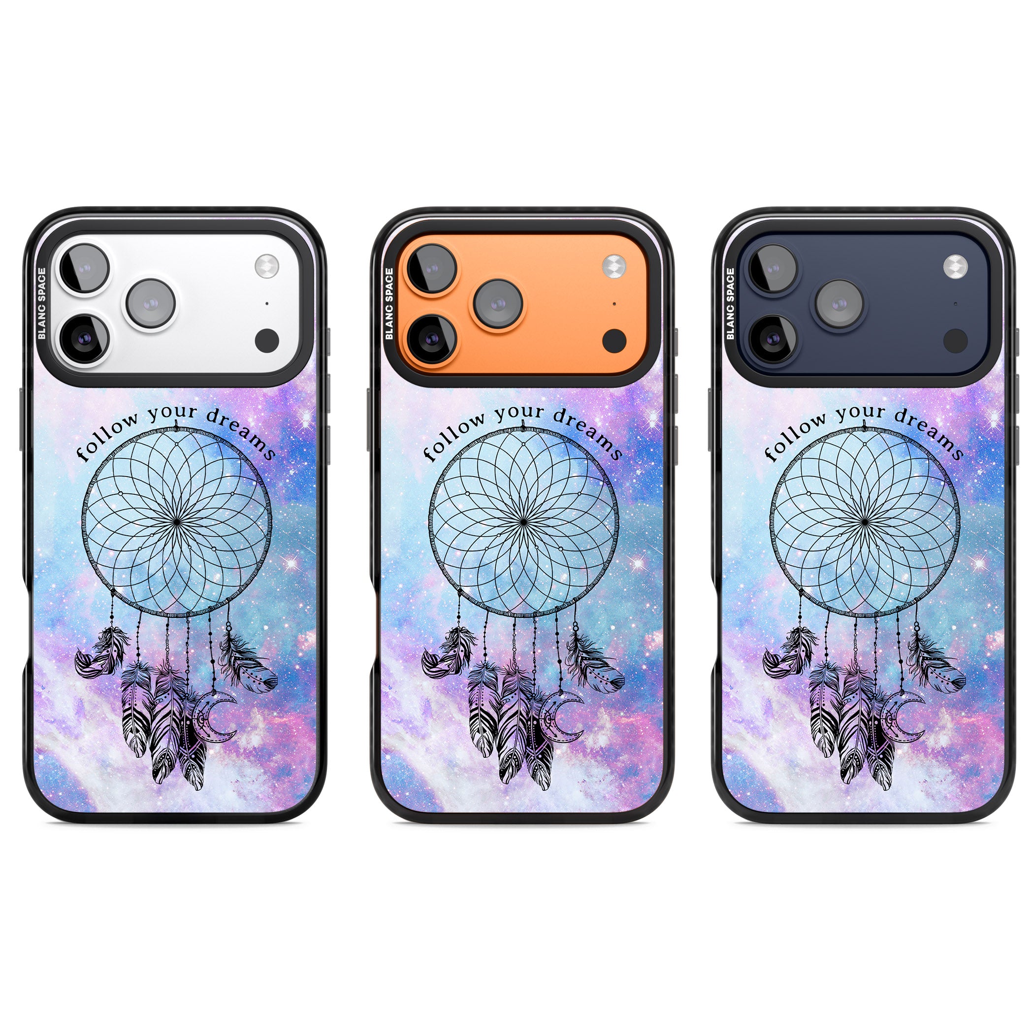 Galaxy Dreamcatcher iPhone 17 Pro Impact Black Phone Case APT Impact Protection