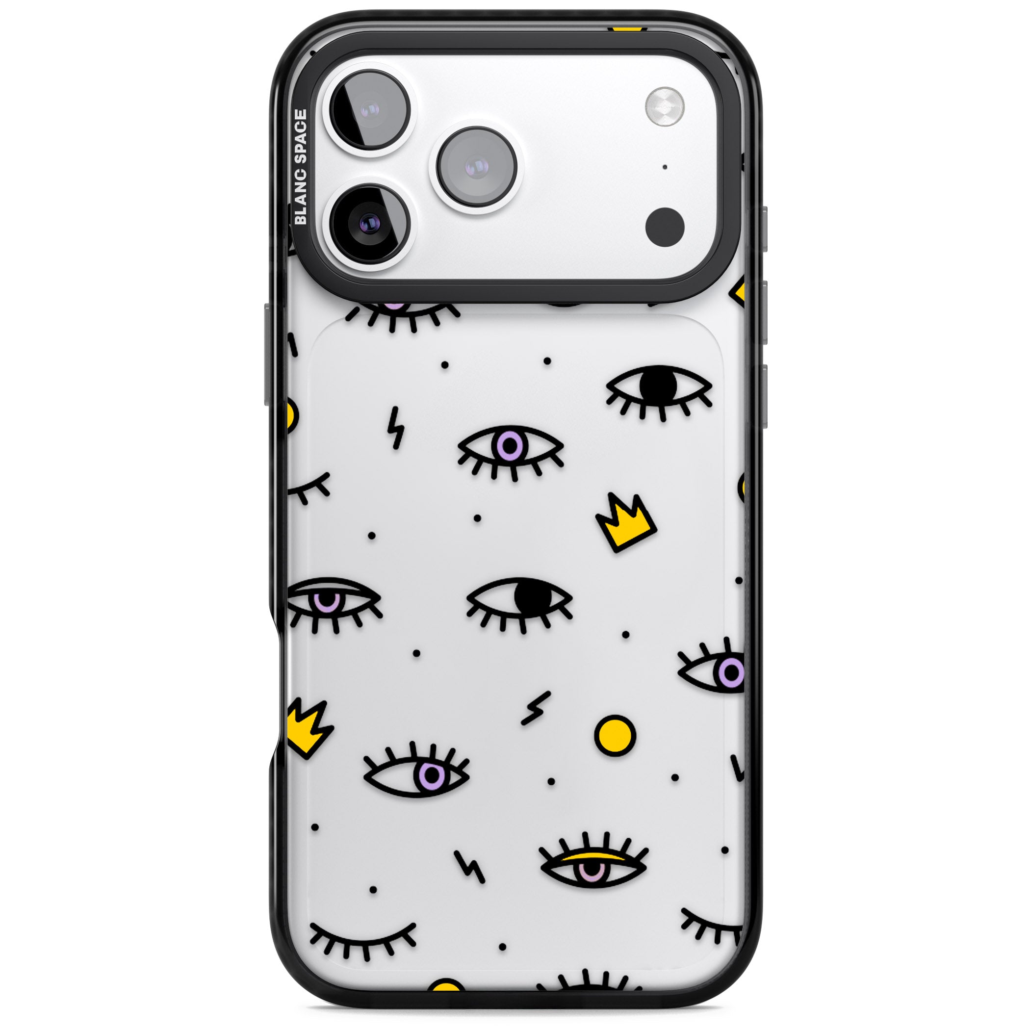 Eyes & Lips Icons iPhone 17 Pro Impact Black Phone Case