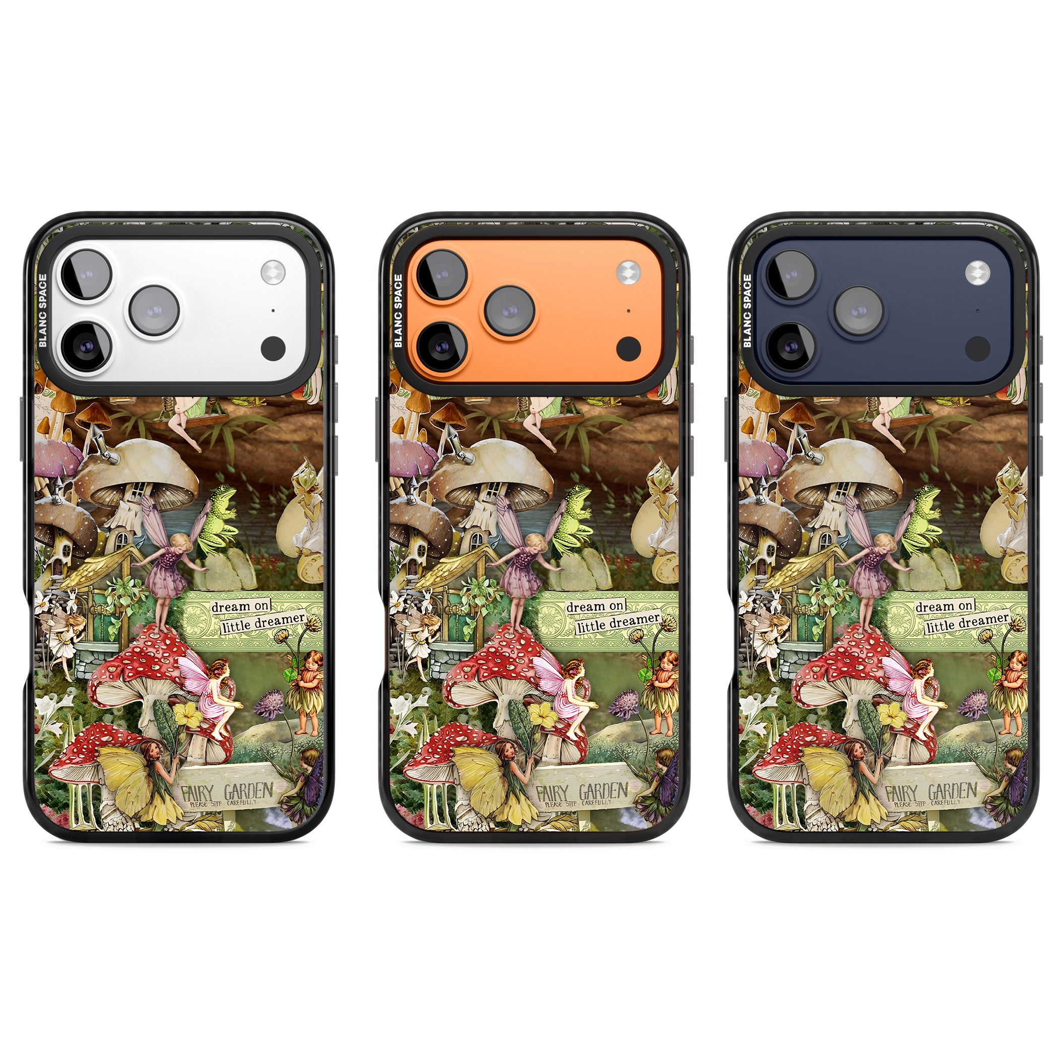 Dreamy Garden iPhone 17 Pro Impact Black Phone Case APT Impact Protection