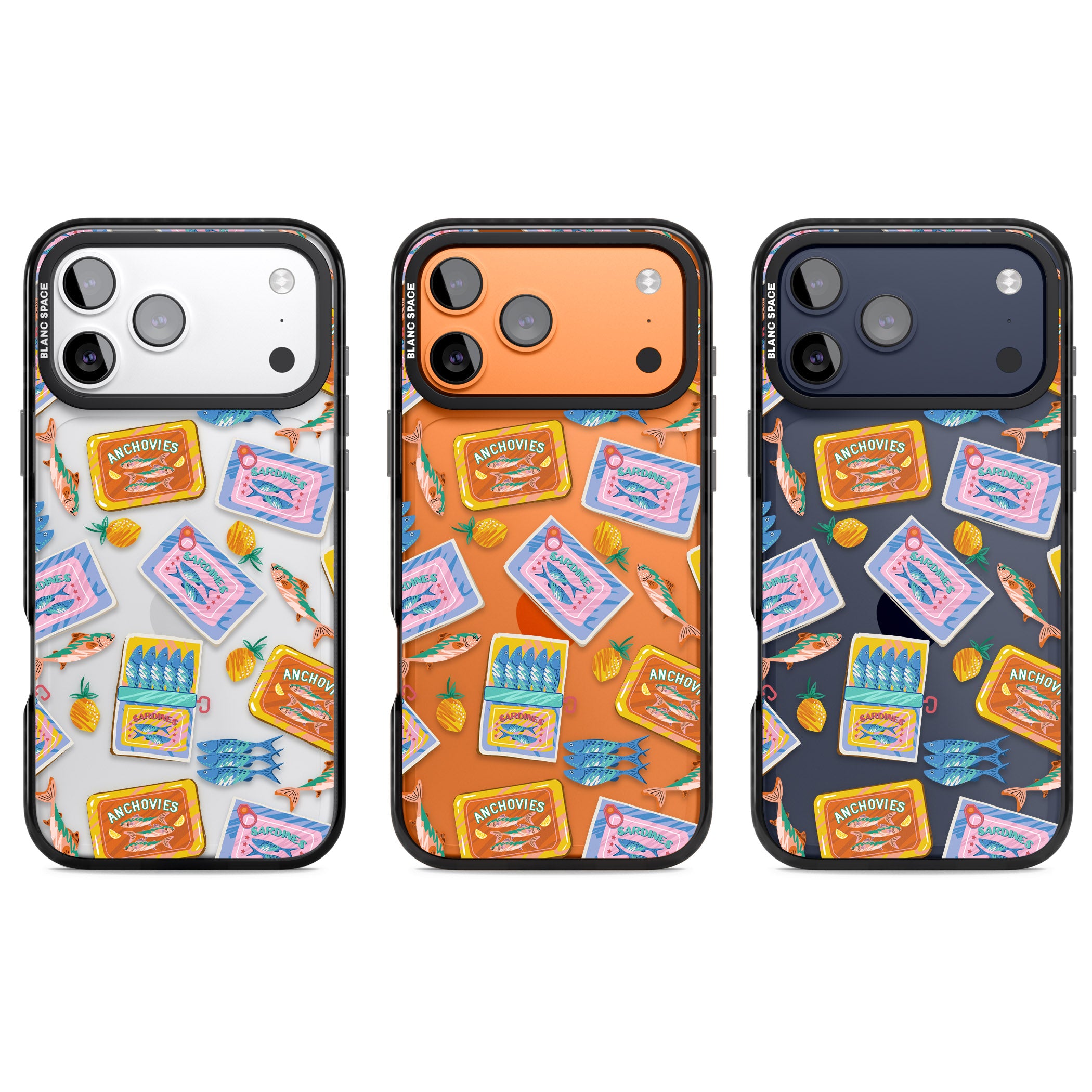 Sardines & Anchovies iPhone 17 Pro Impact Black Phone Case APT Impact Protection