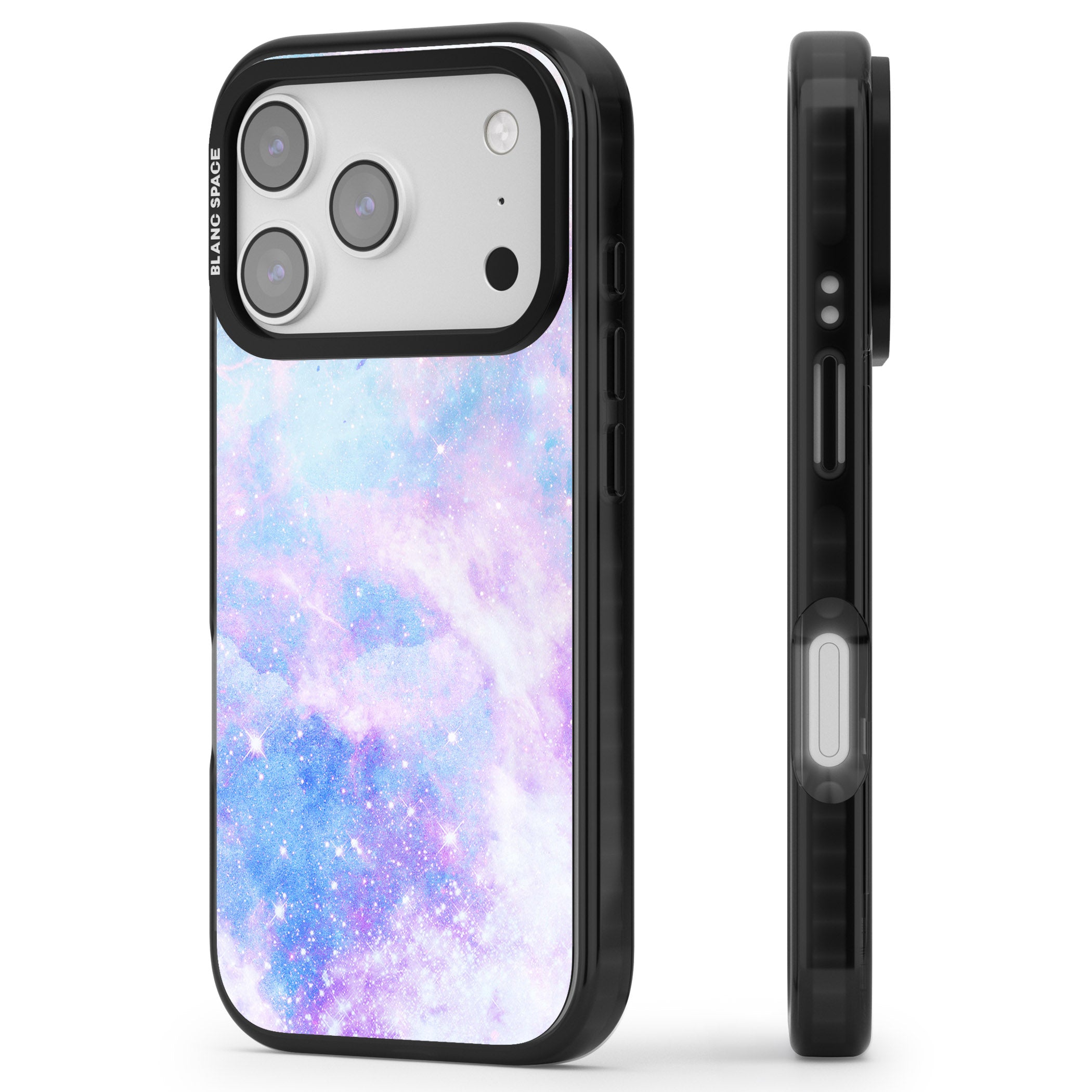 Galaxy Dream iPhone 17 Pro Max Impact Black Phone Case Side Profile