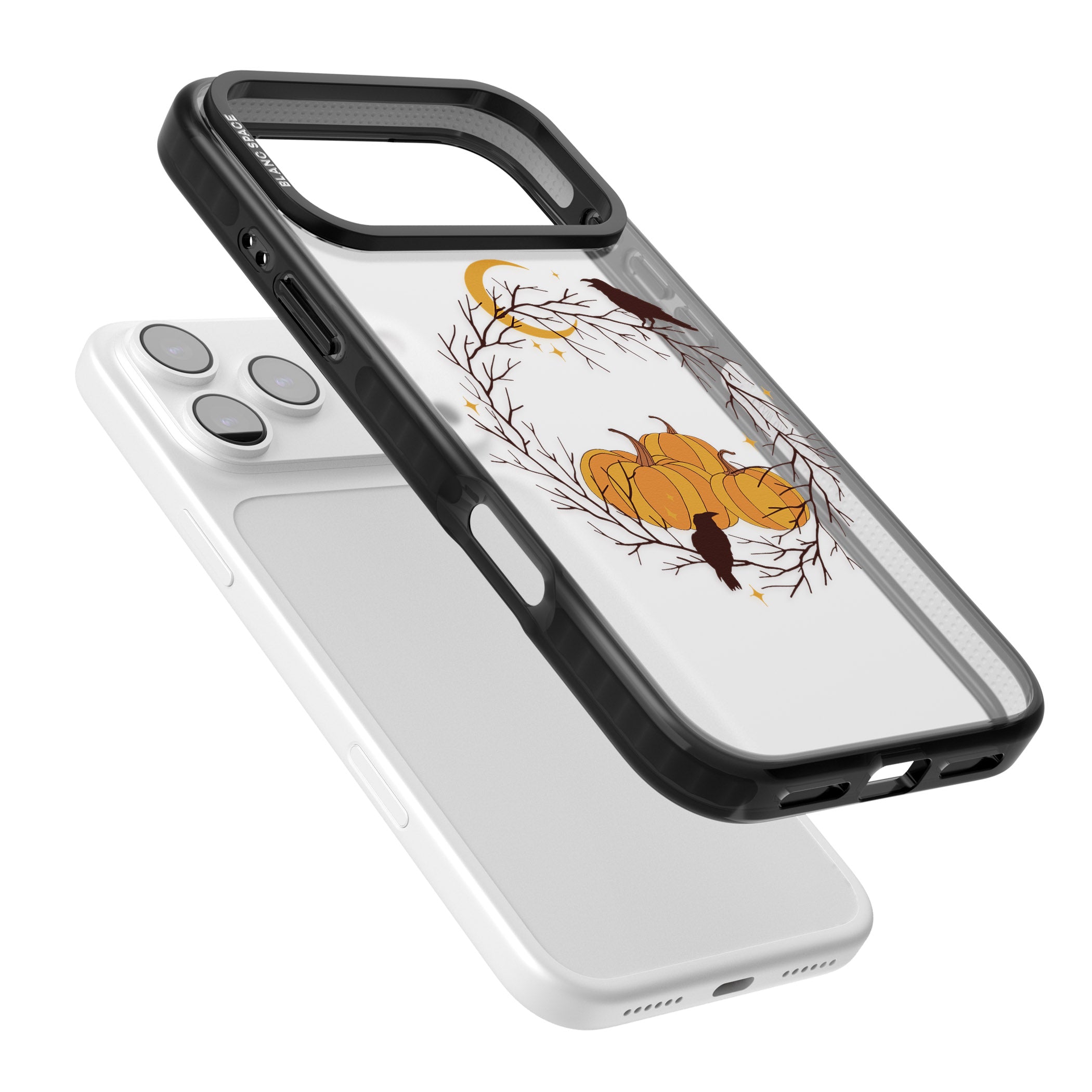 Pumpkin Patch iPhone 17 Pro Max Impact Black Phone Case Colours