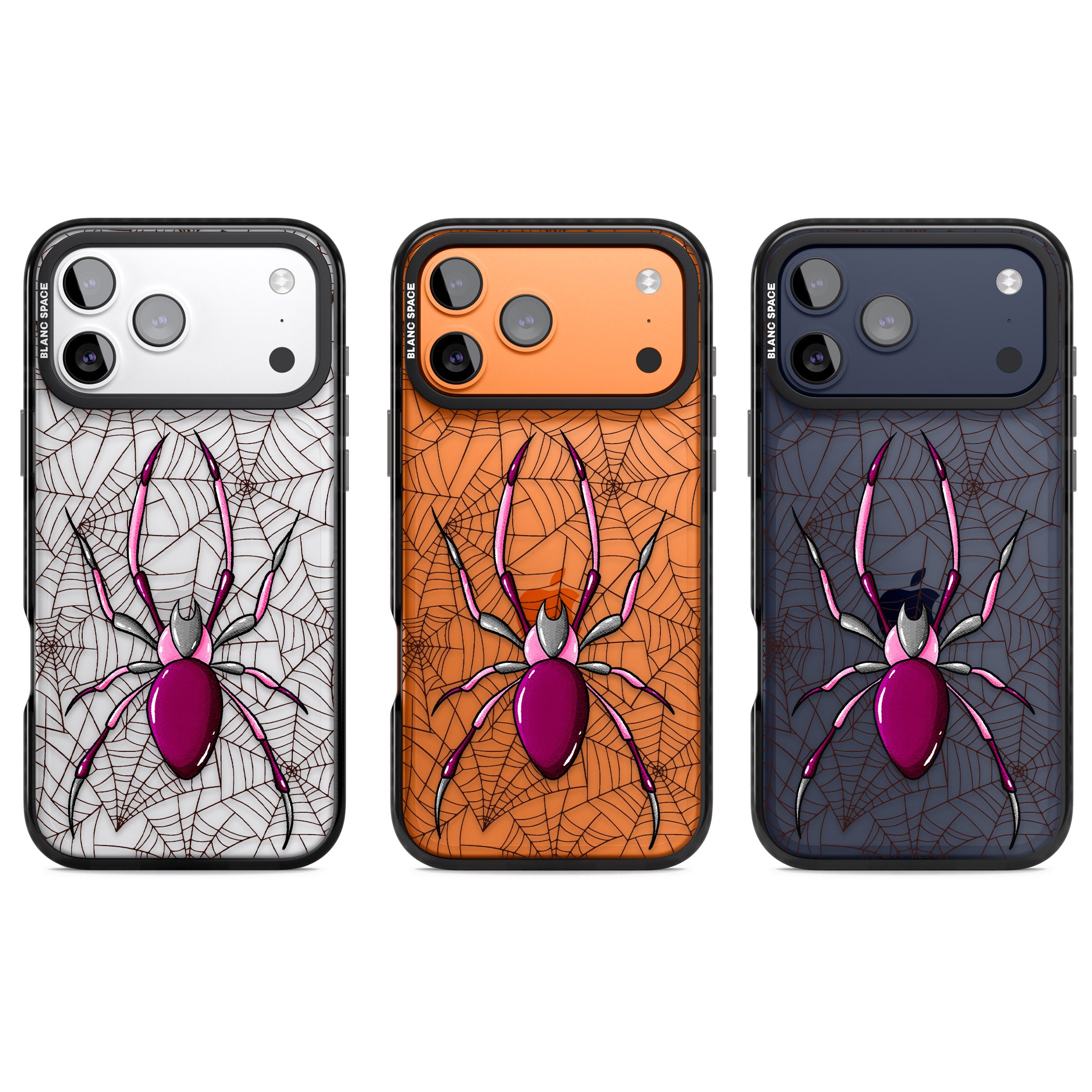 Arachnophobia iPhone 17 Pro Impact Black Phone Case APT Impact Protection