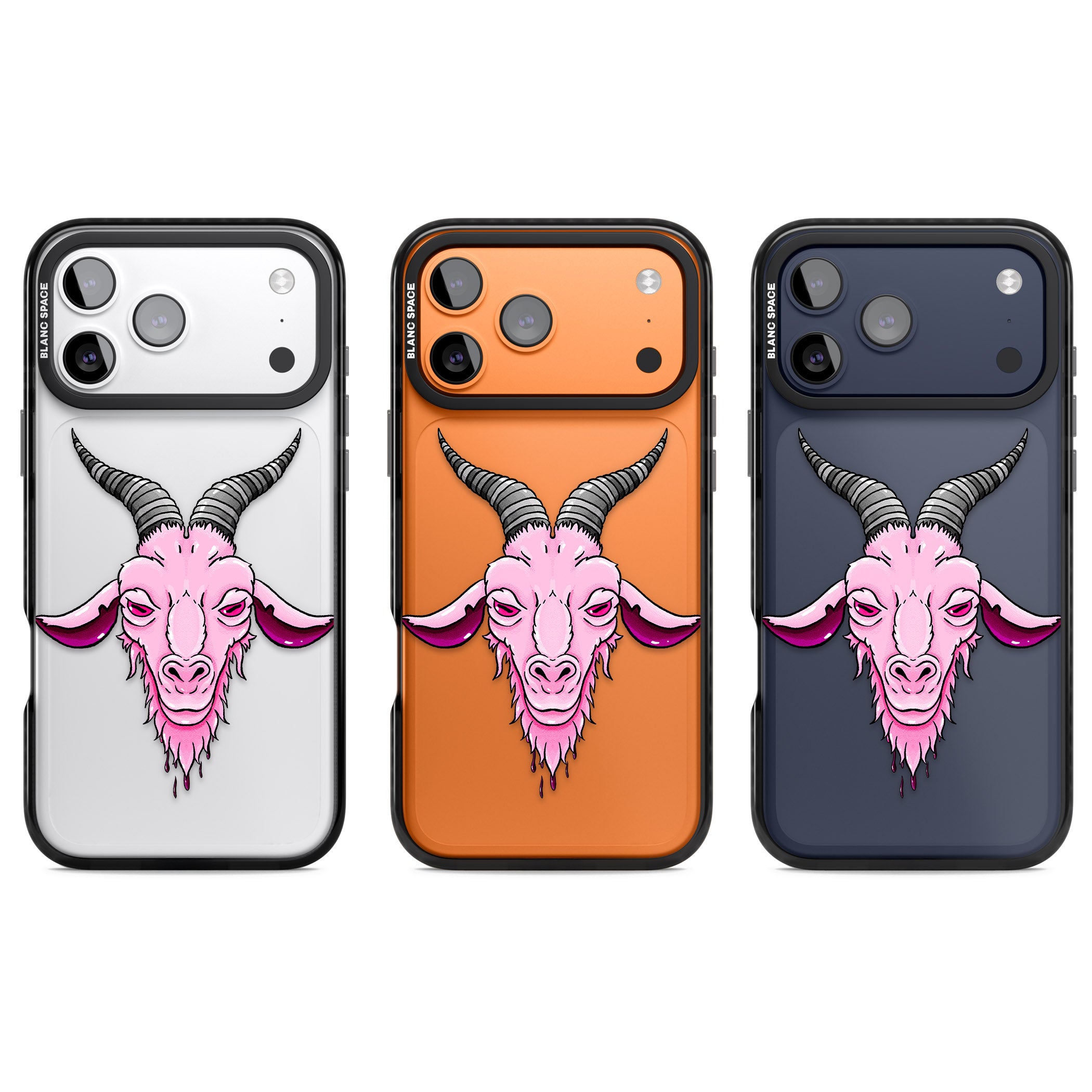 Ba Phomet iPhone 17 Pro Impact Black Phone Case APT Impact Protection