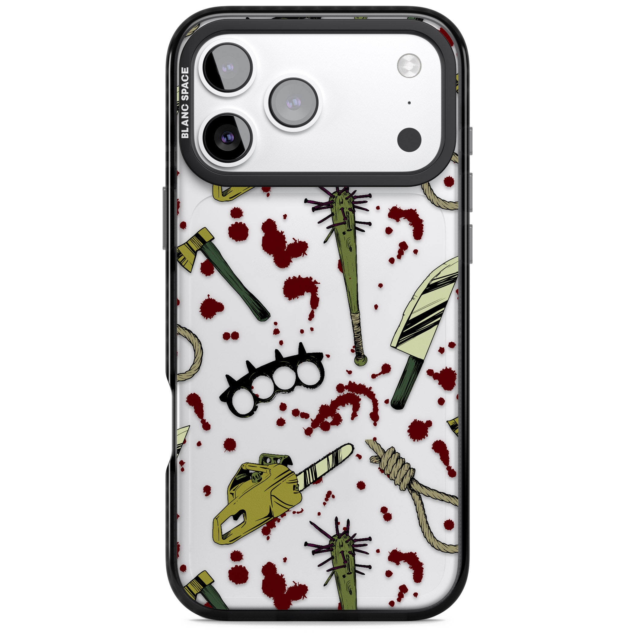 Movie Massacre iPhone 17 Pro Impact Black Phone Case