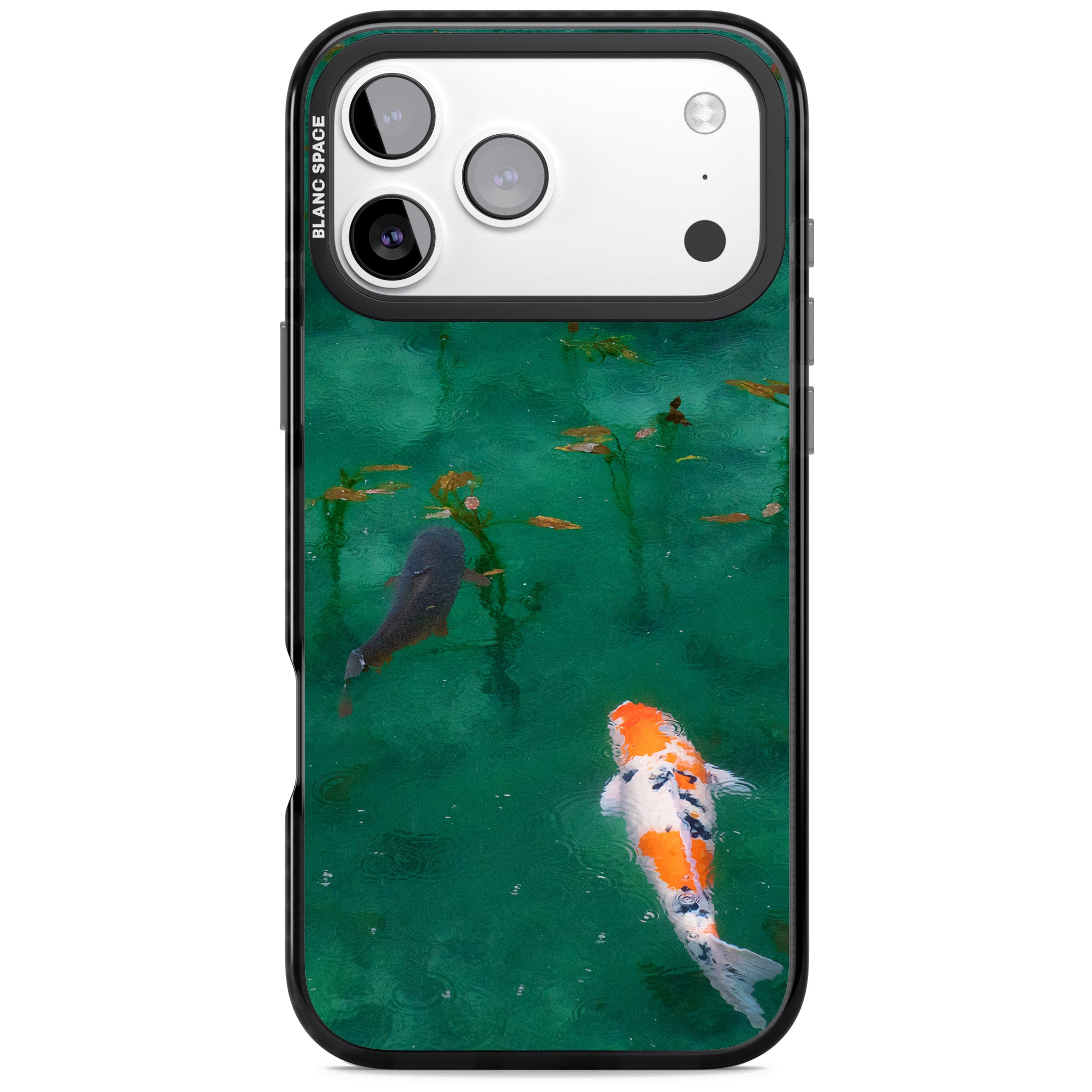 Koi Fish iPhone 17 Pro Impact Black Phone Case