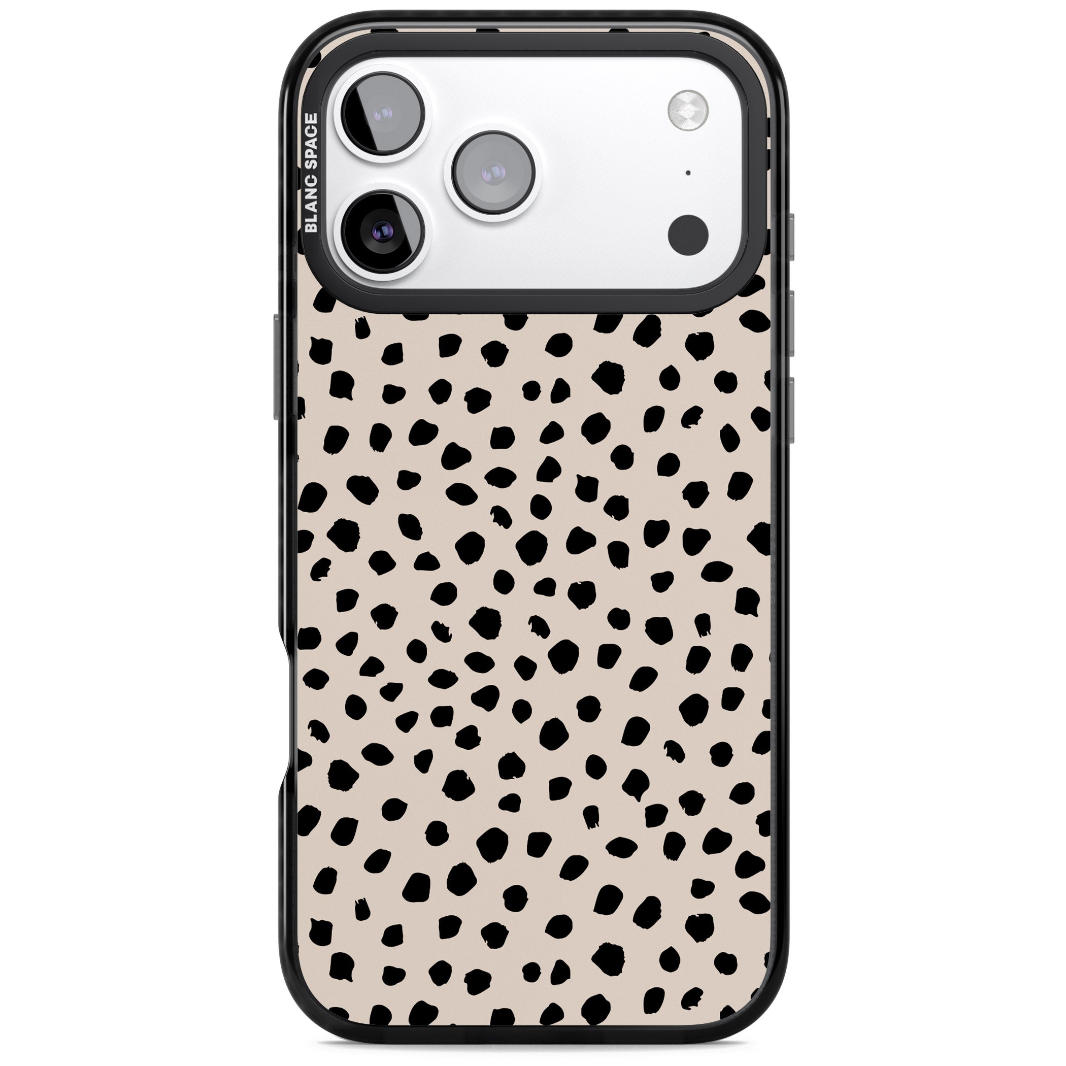 Almond Latte iPhone 17 Pro Impact Black Phone Case