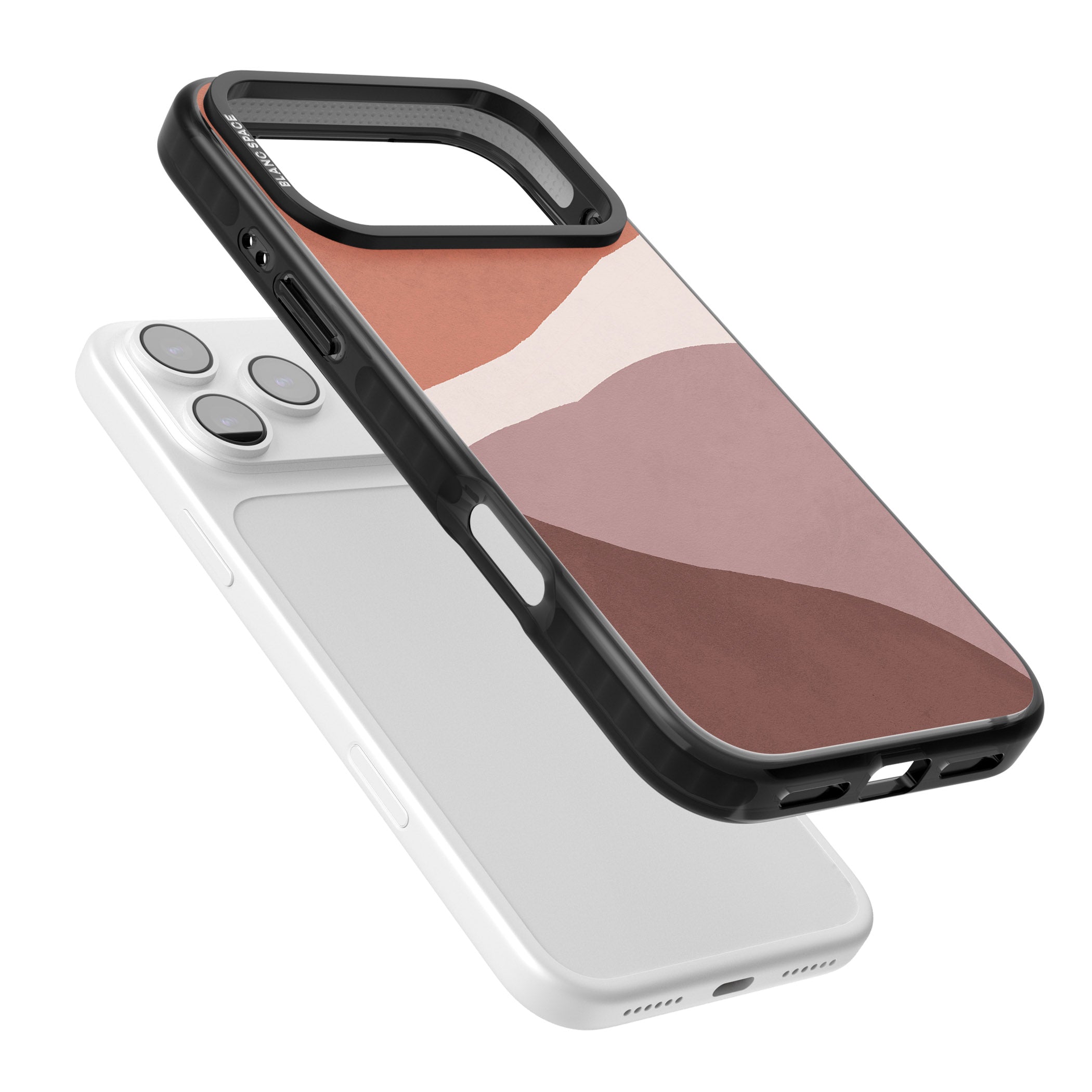 Lush Abstract Watercolour Design #2 iPhone 17 Pro Impact Pro Black Phone Case Colours