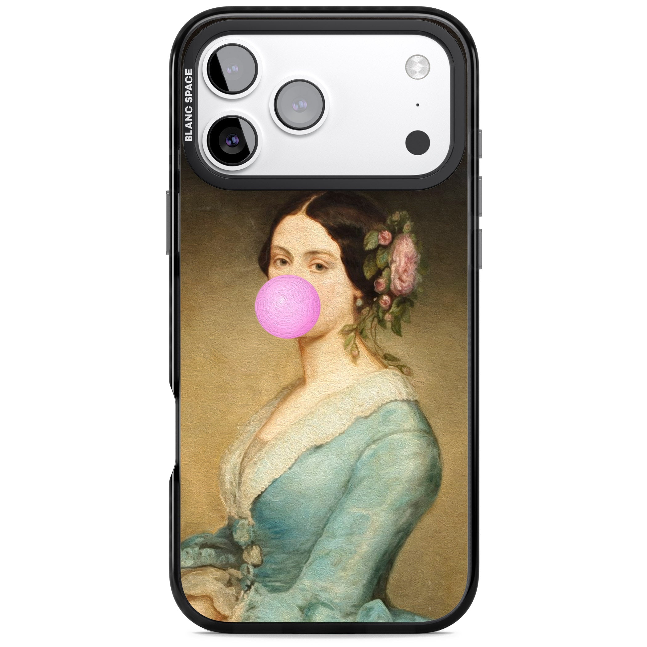 Bubblegum Renaissance iPhone 17 Pro Impact Pro Black Phone Case