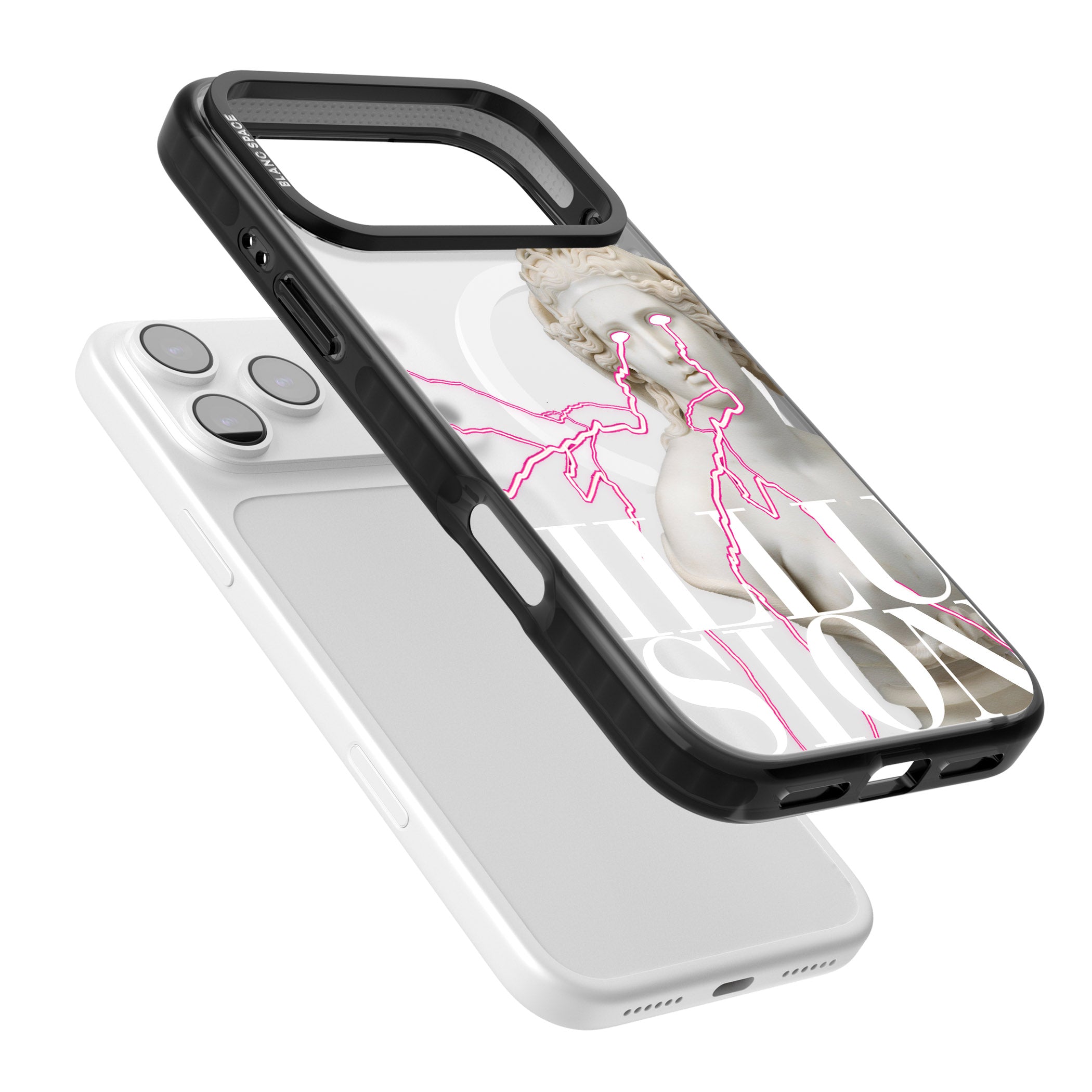 Illusion iPhone 17 Pro Impact Pro Black Phone Case Colours