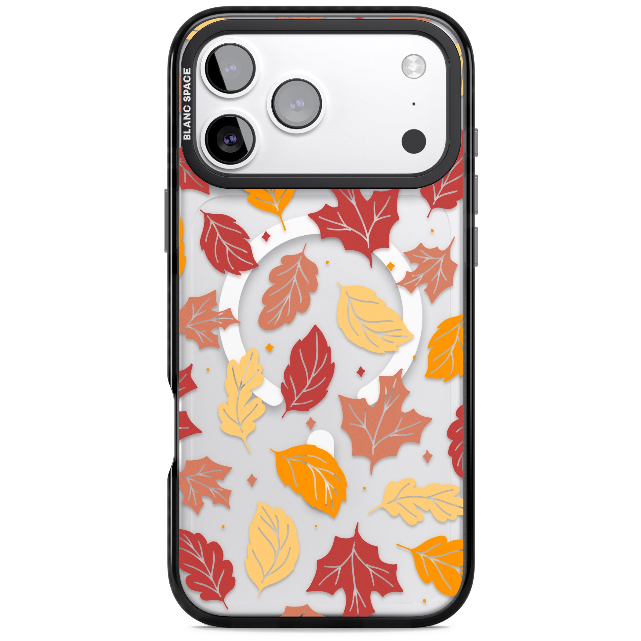 Autumn Leaves iPhone 17 Pro Impact Pro Black Phone Case